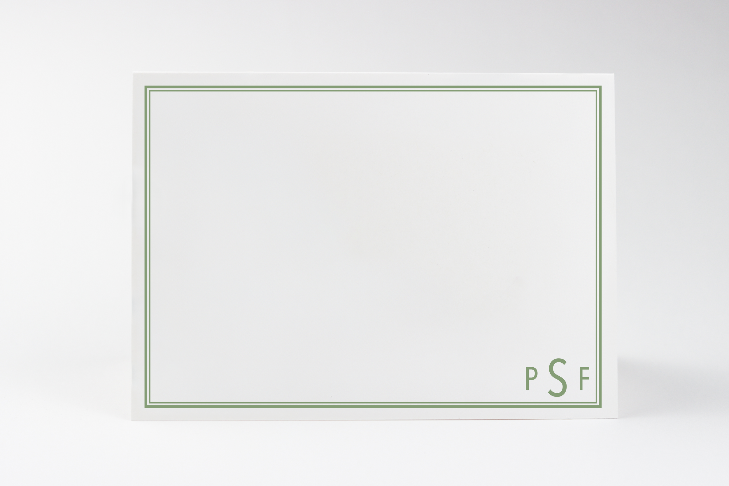 Classic Border - Initials Bottom Right