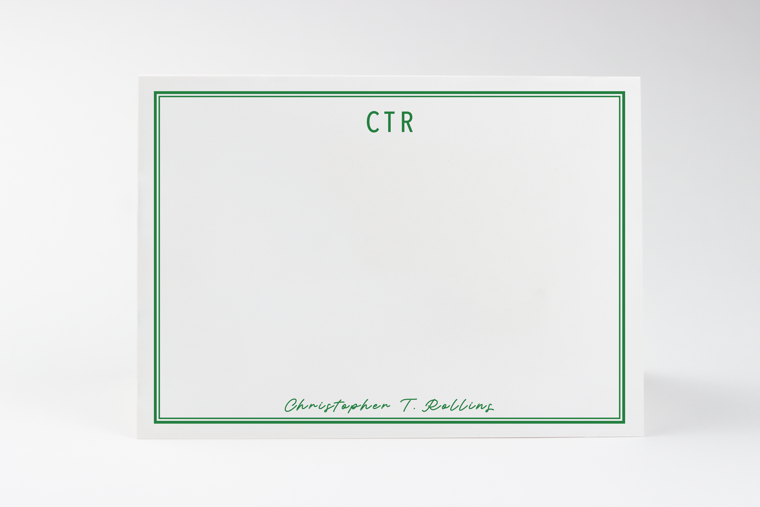 Classic Border: Initials/Full Name