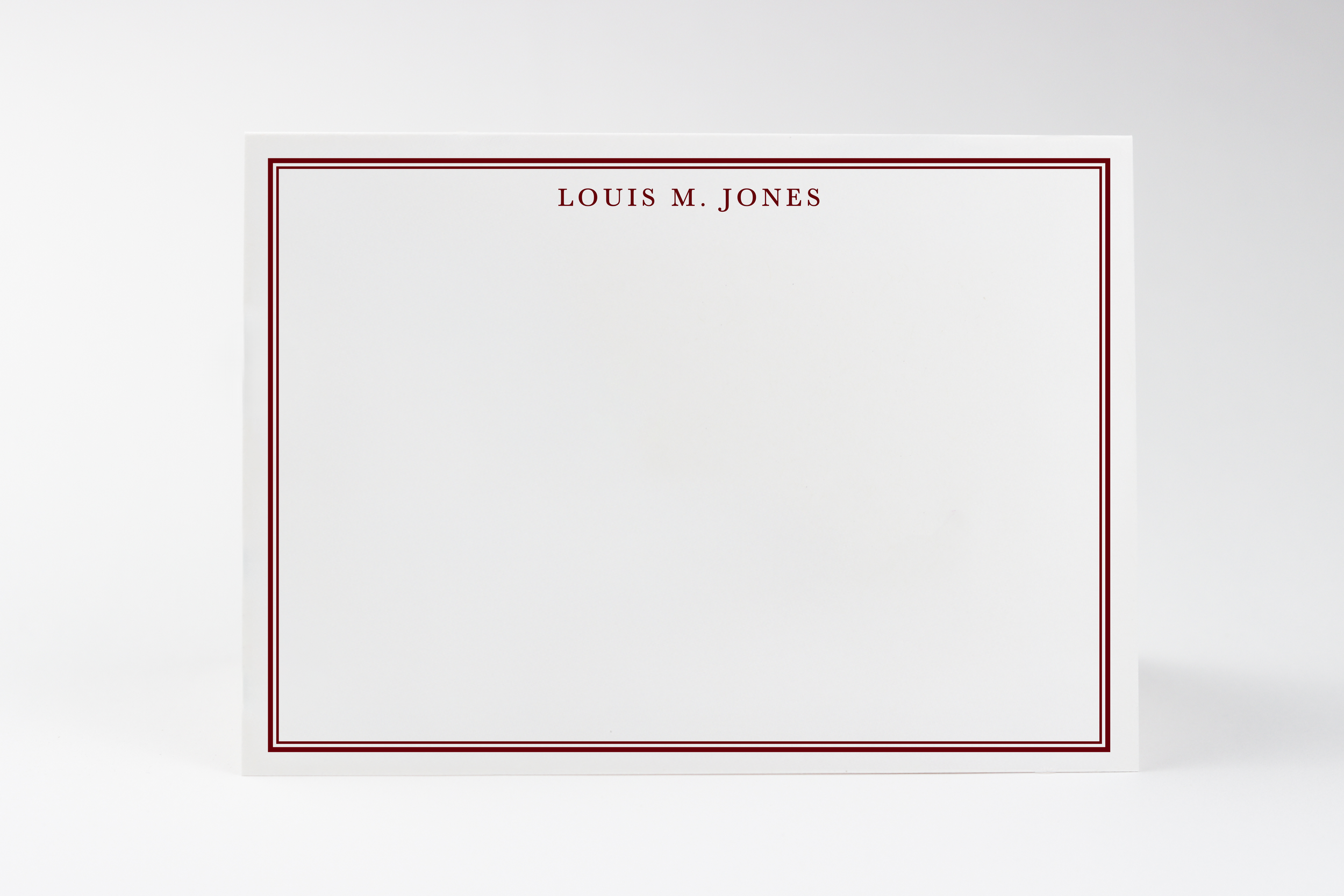 Classic Border - Full Name Top Center