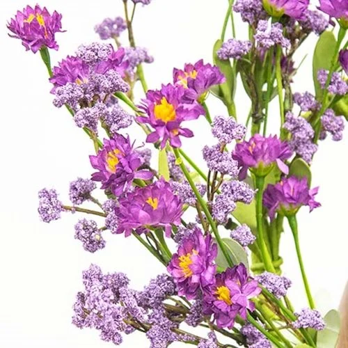 Elegant Purple Buds Candle Ring: Graceful — R&R Decor