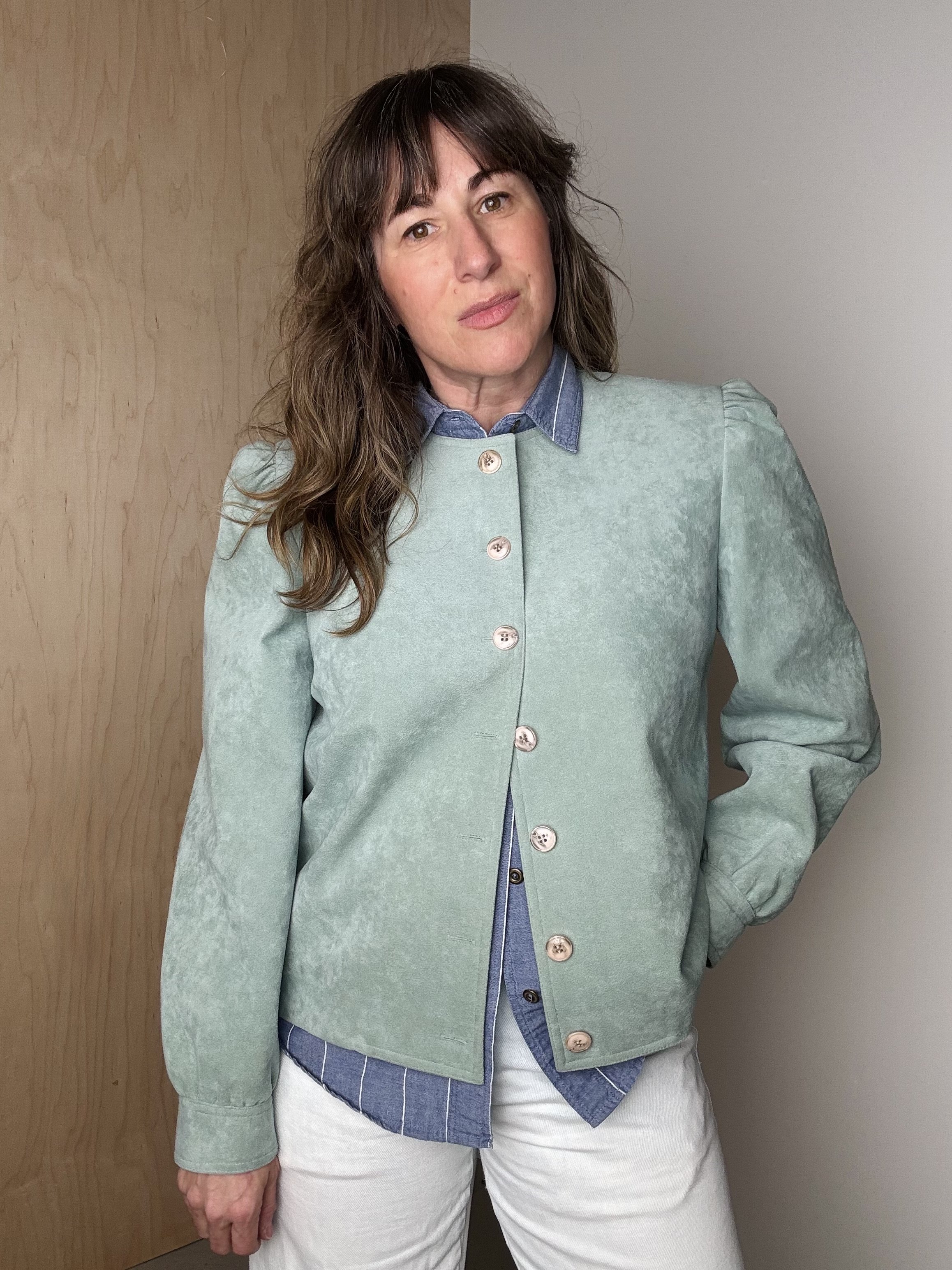 FLASH DROP 1980s Ultra Suede Jacket