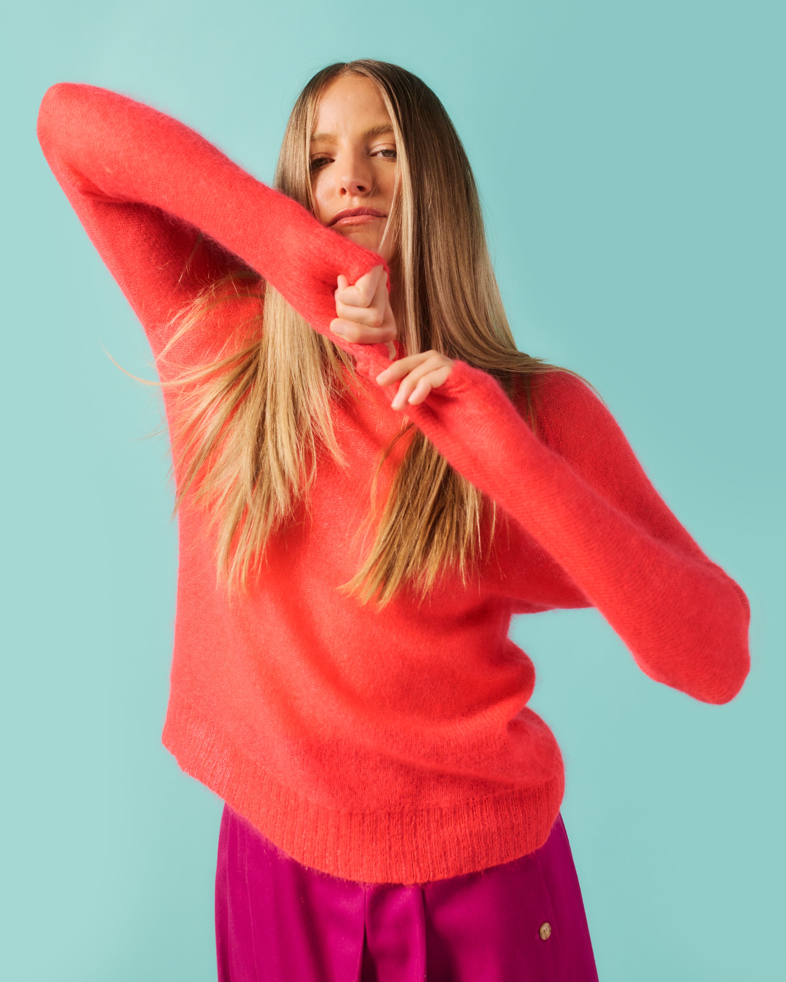DKNY Mohair Blend Sweater - 1990's