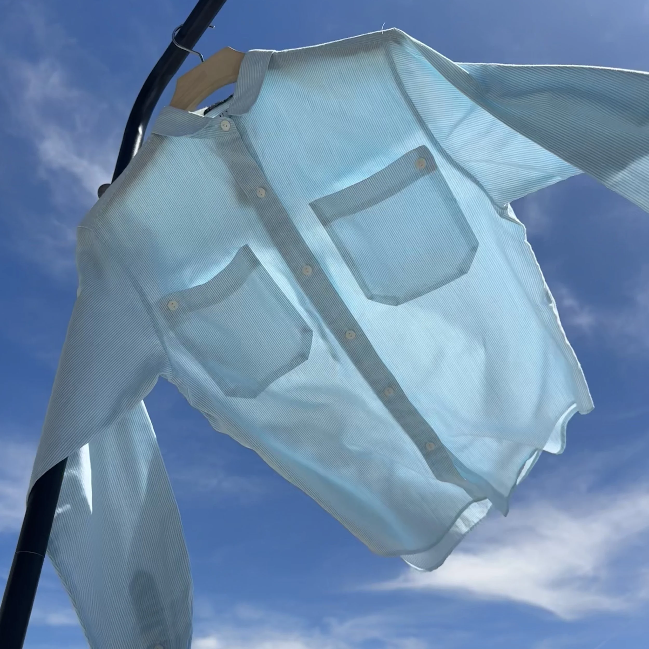 EARTH DAY DROP Par Four Cotton Shirt - 1980's