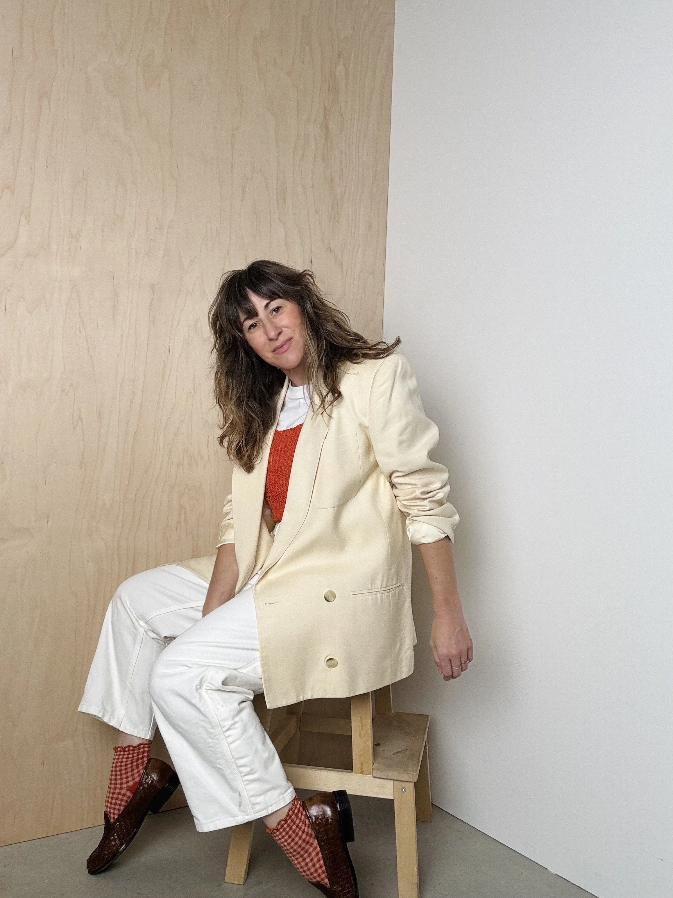 FLASH DROP 1990s Ivory Blazer