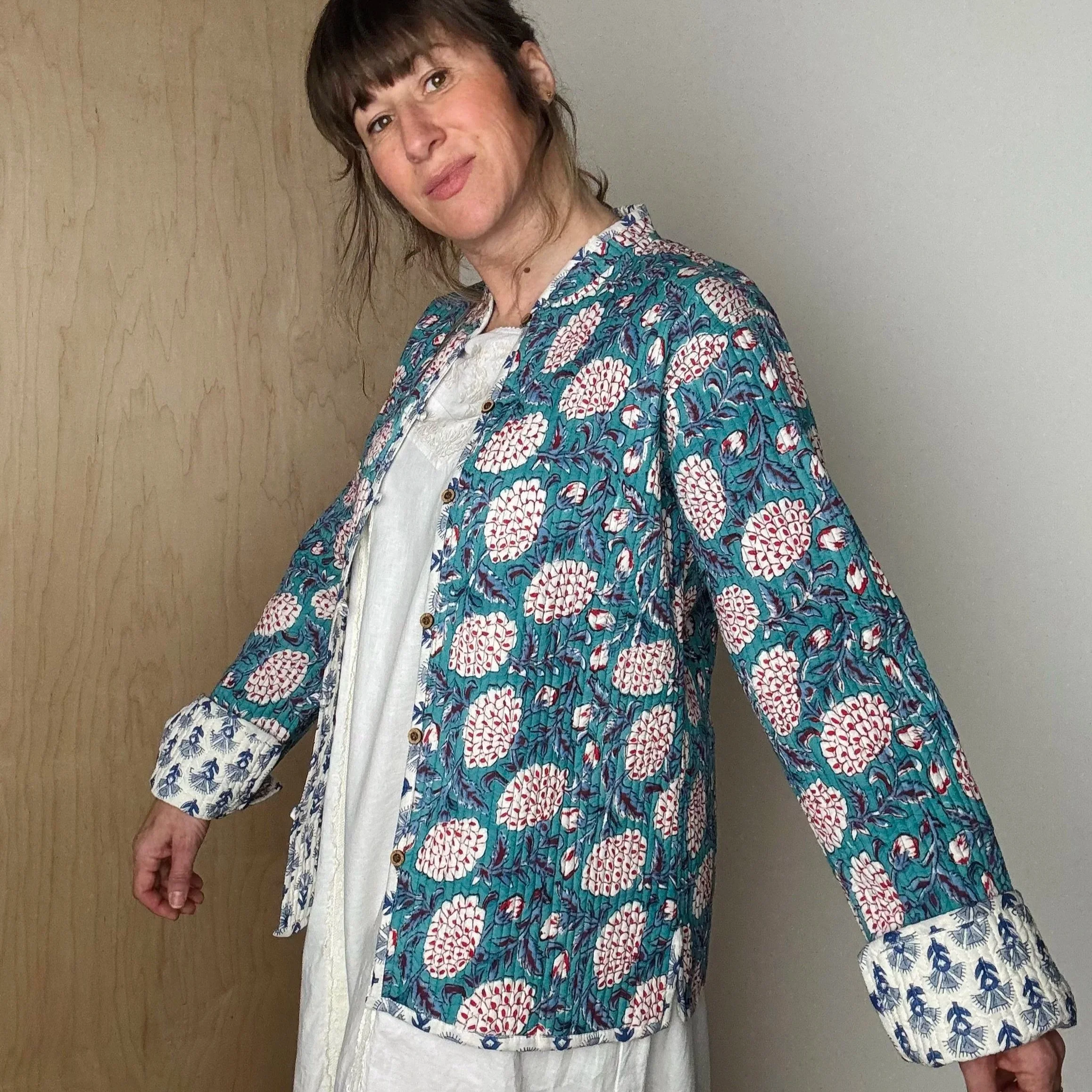 FLASH DROP 1990s Quilted Jacket Reversible