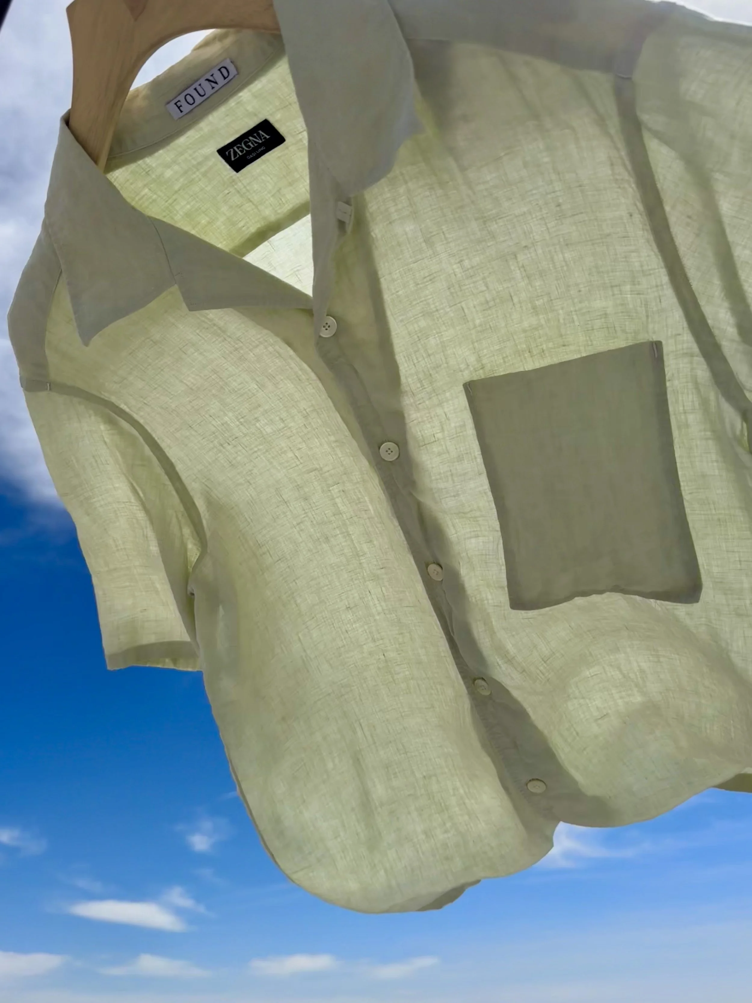 EARTH DAY DROP Zegna Oasi Lino Shirt - Y2K