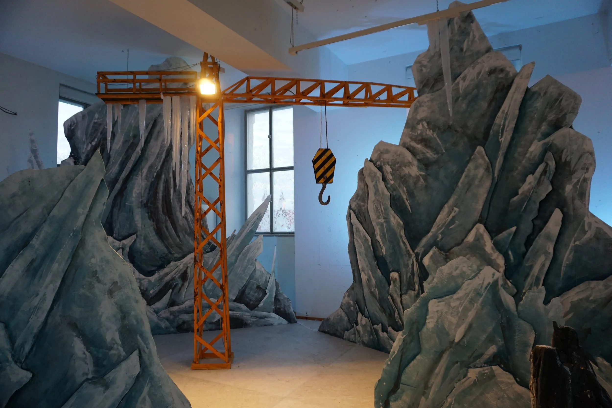 Bau und Konzeption des Krans, gemeinsam mit Marlene Rösch, 2023