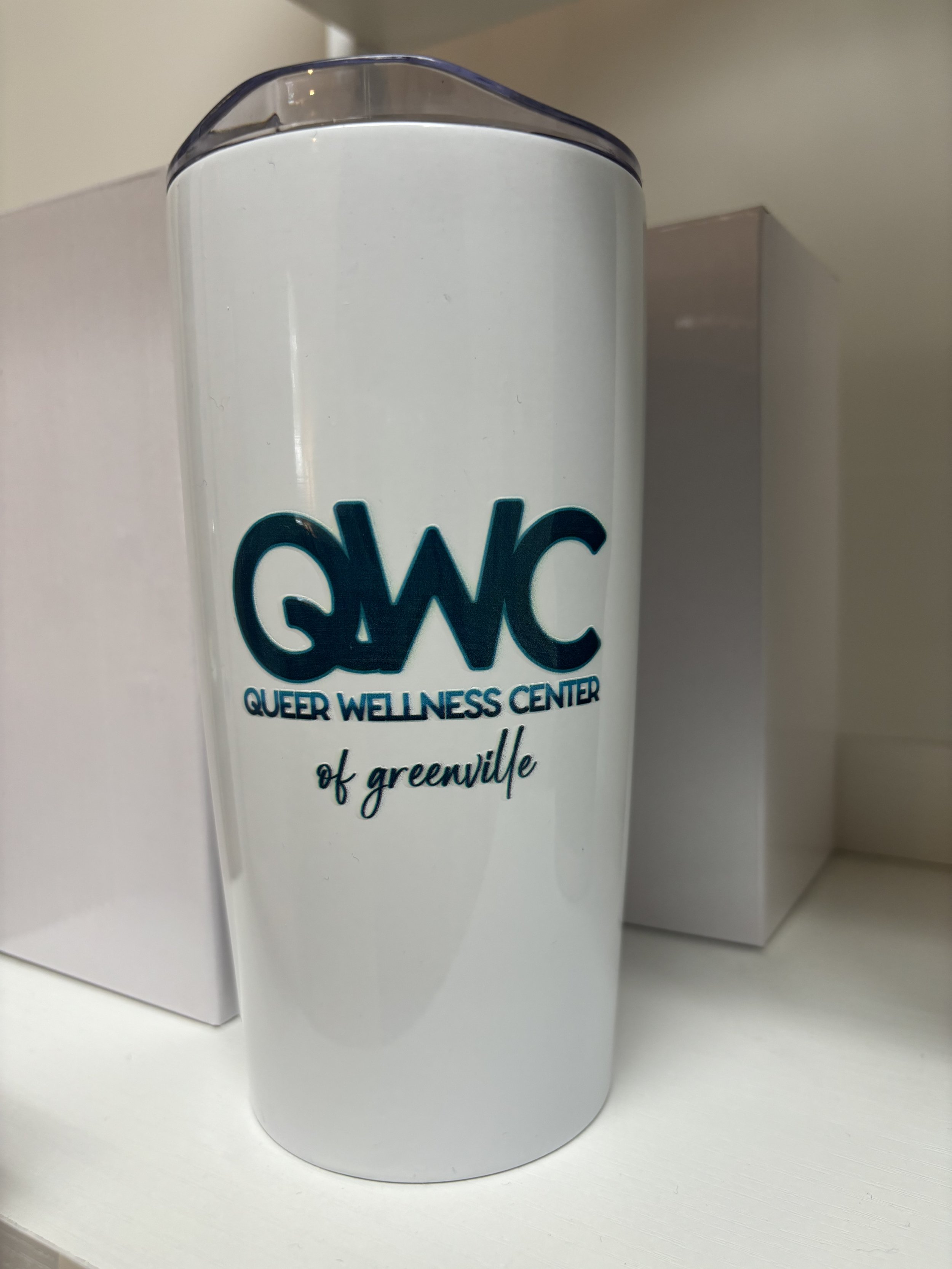 White QWC Tumbler