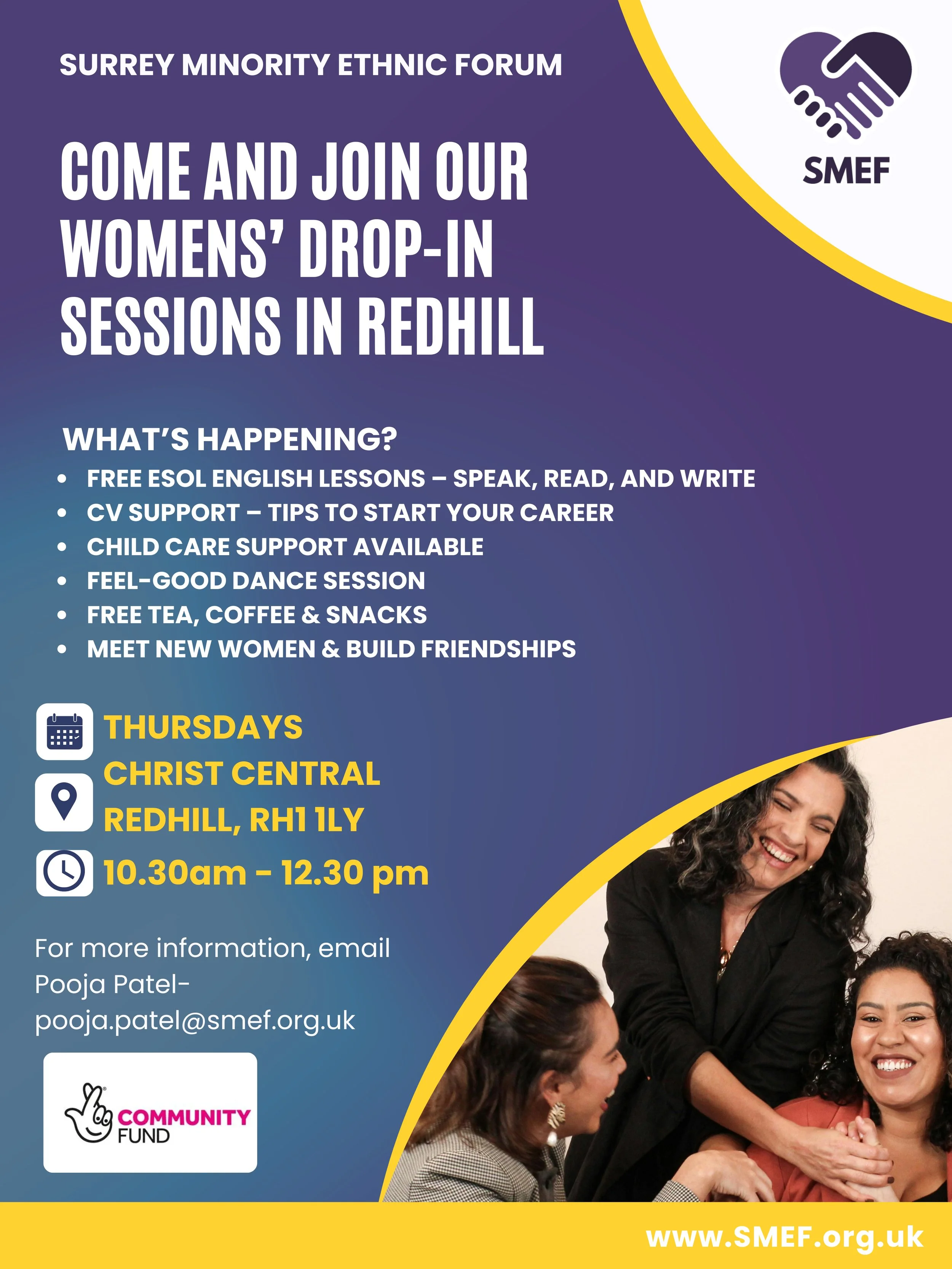 Redhill Women's drop-in sessions