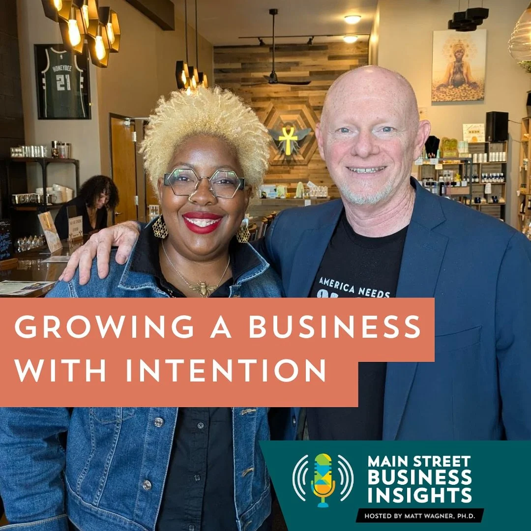 #TapinTuesday✨

Local business owner Angela Mallett of @Honeybee Sage Wellness &amp; Apothecary was featured on the Main Street Business Insights podcast, powered by Main Street America.

Located in our District (Historic King Drive), Honey Bee Sage 