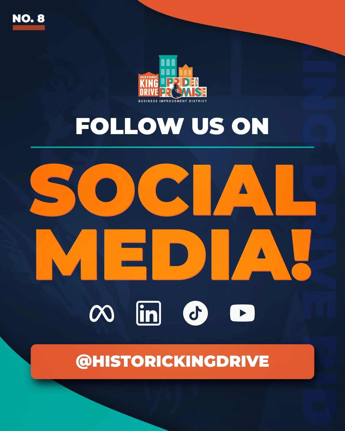 It&rsquo;s Media Monday on King Drive and we want YOU tapped in with us.
From business spotlights to community wins to real‑time corridor updates &mdash; don&rsquo;t miss a moment.

📲 Follow @HistoricKingDrive on all platforms
Meta &bull; LinkedIn &