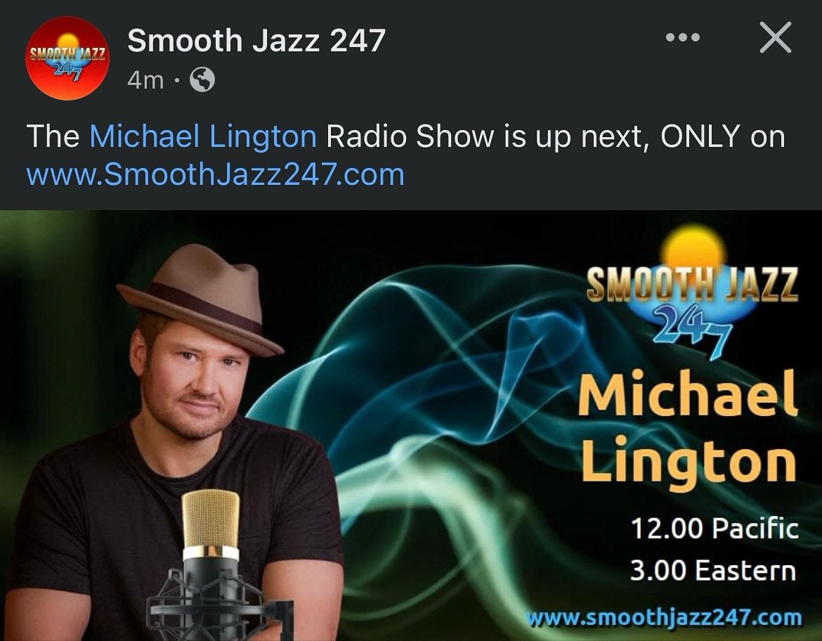 Back on the radio with another edition of my weekly radio show. Tune in at smoothjazz247.com