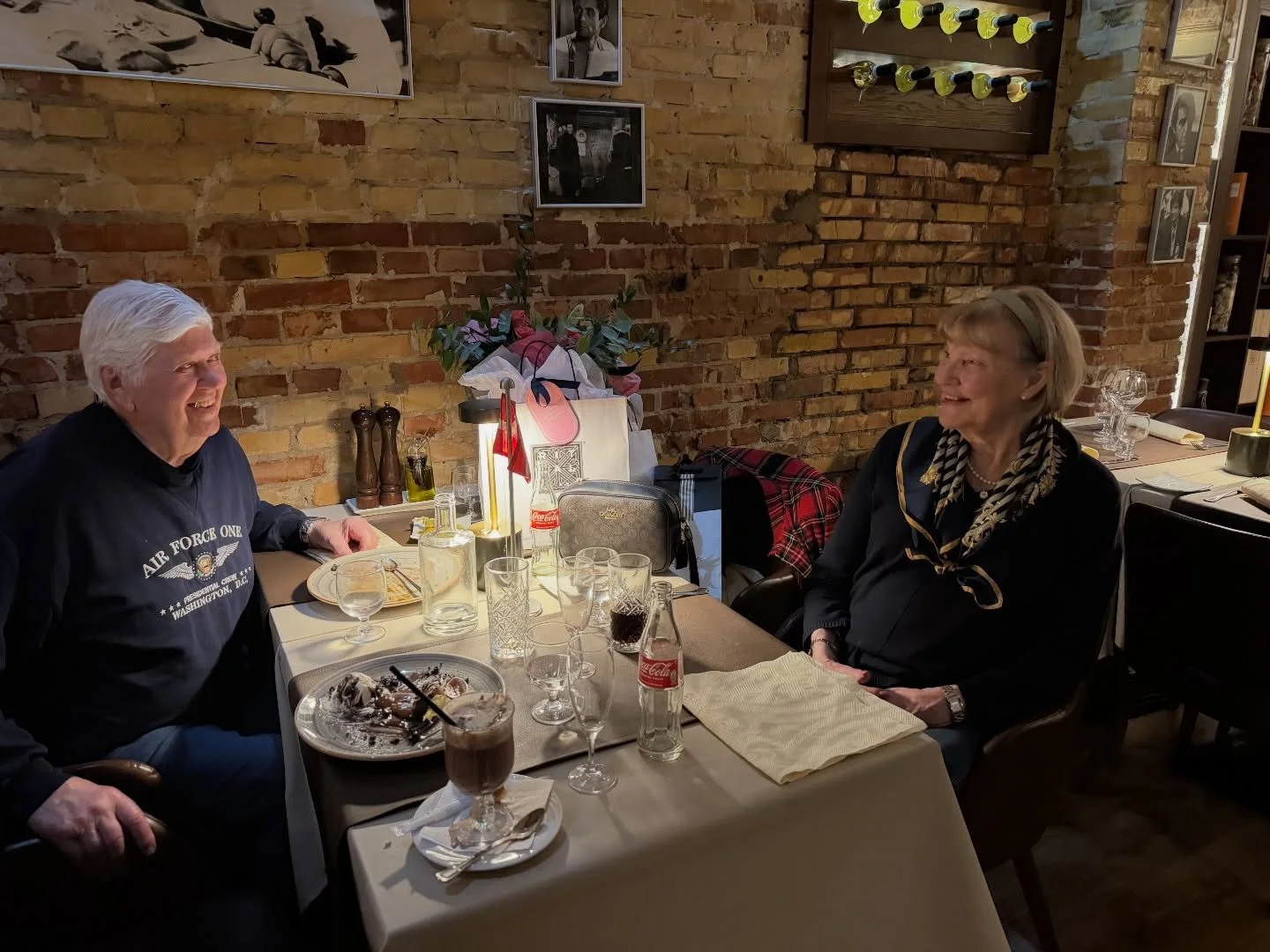 This picture here is remarkable for so many reasons! First of all it's my mom's 85th birthday today and right now she's celebrating her birthday with my dad who is 91 years old. They got divorced in 1989 and have remained friends ever since. Both of 