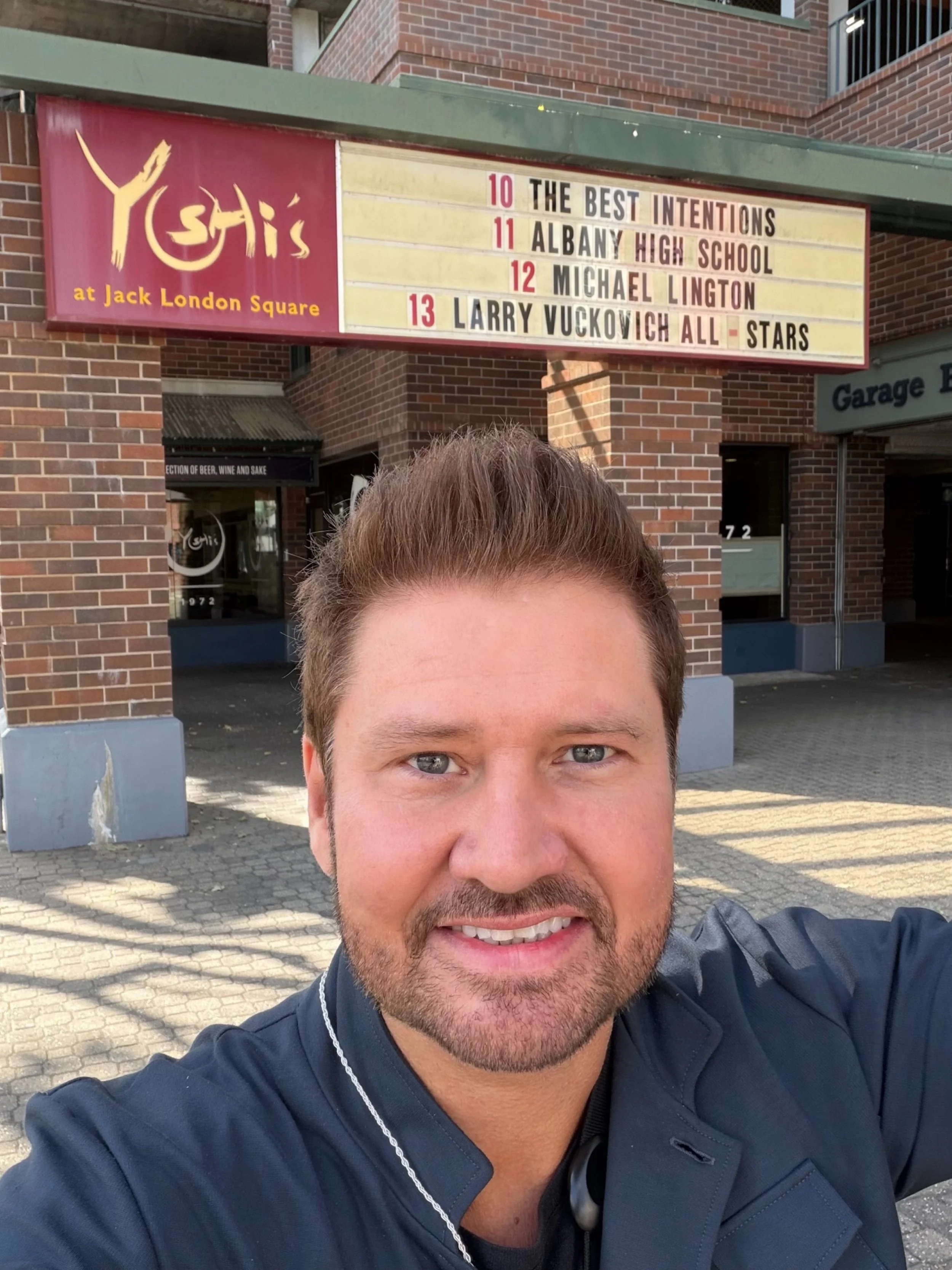 Always great to be back at @yoshis_oak - As soon as we walked in, we were greeted with "Welcome home, honored to have you back" ❤️ What a beautiful way to start a sound check! 

Tonight is going to be so much fun, Can't wait!
See you soon ?