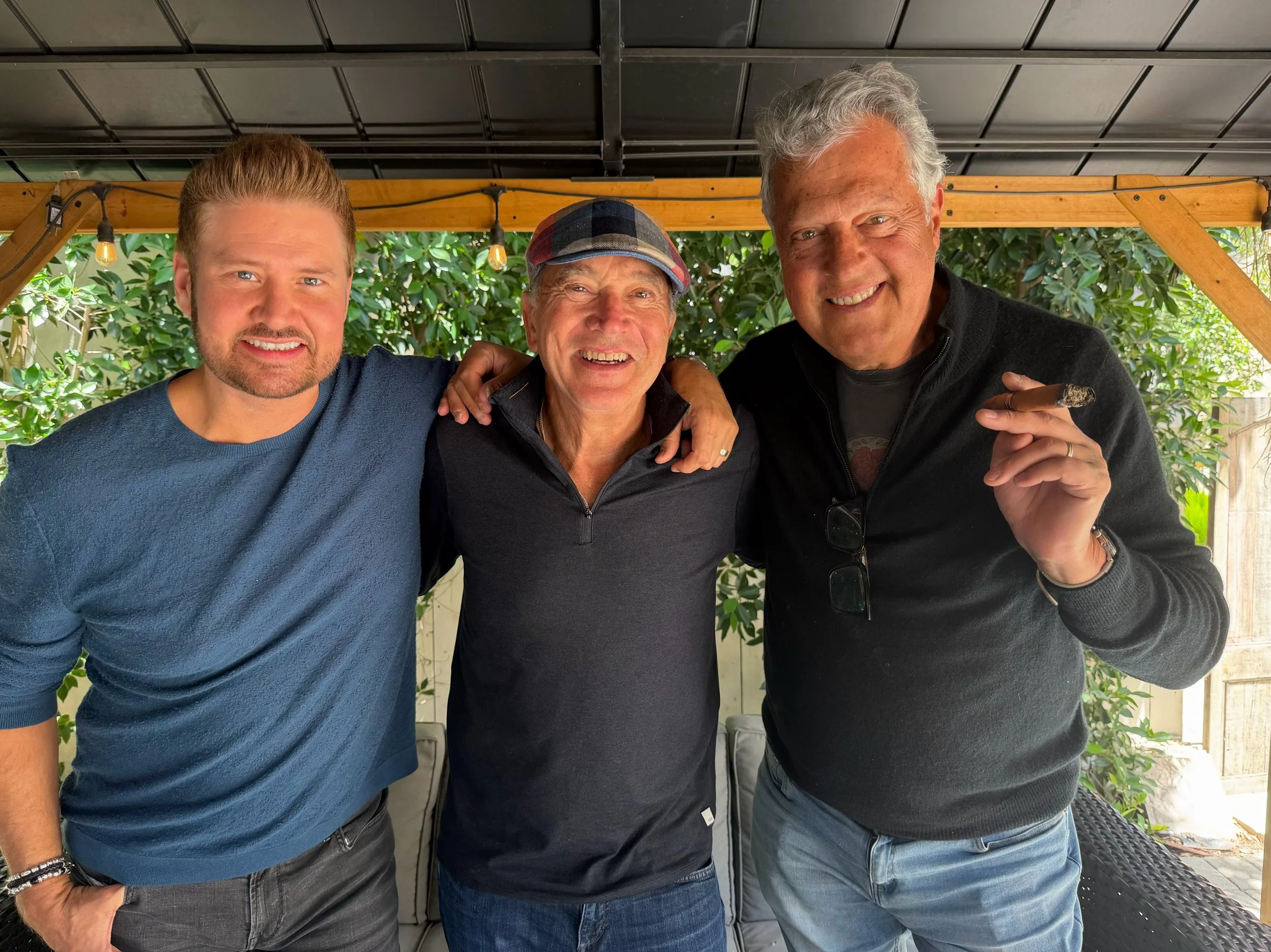 Great day in the studio today putting finishes touches on my upcoming Christmas album with these two talented friends @brauntosoarus and @paulbrownjazz 

Nice little hang after our session!