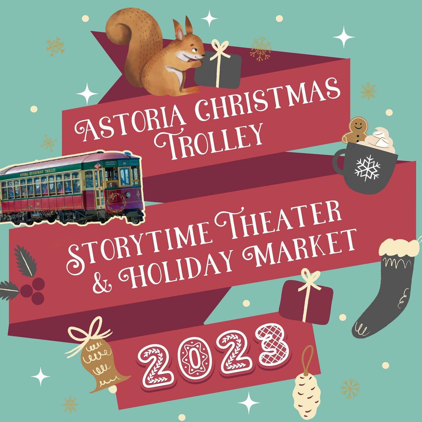 It&rsquo;s been super fun getting to design the website and promo materials for this fun event that runs this weekend in Astoria! Come join the fun and stop by my booth at the Holiday market on Saturday. Lots of new paintings, prints, stickers, cards