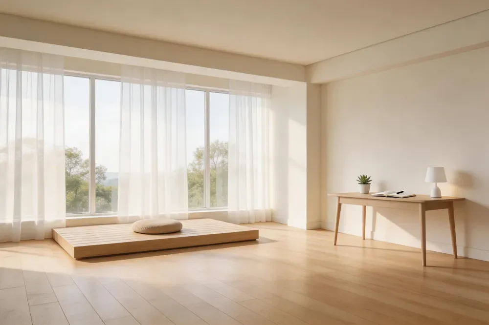 A clear space invites a clear mind.