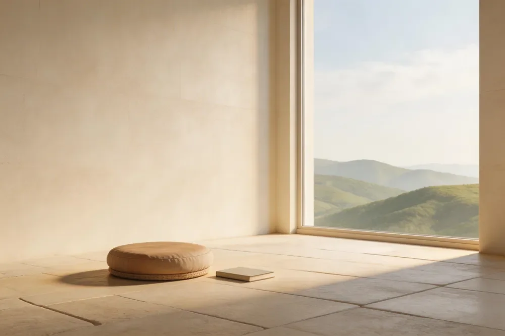 Creating space in the mind begins by creating space in the environment.