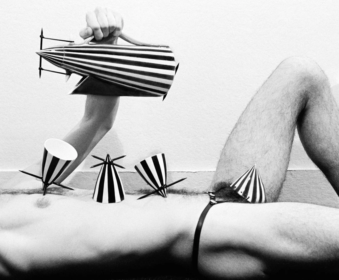 Tea Dance II  1980 
(ceramic art by Michael Biello)