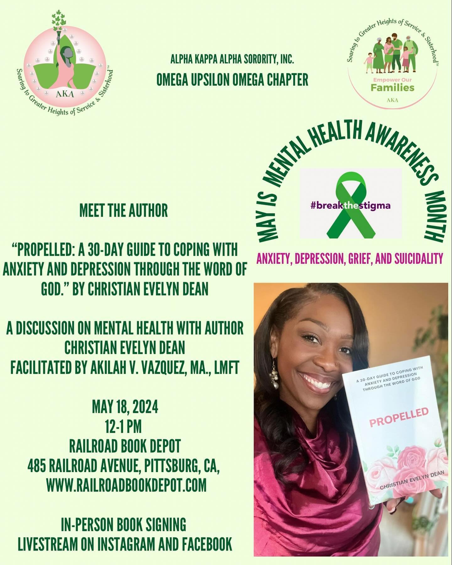 It&rsquo;s Mental Health Awareness Month!  The Omega Upsilon Omega Chapter of Alpha Kappa Alpha Sorority, Inc. and the Empower Our Families committee are committed to promoting mental wellness, fostering open conversations, and celebrating the streng