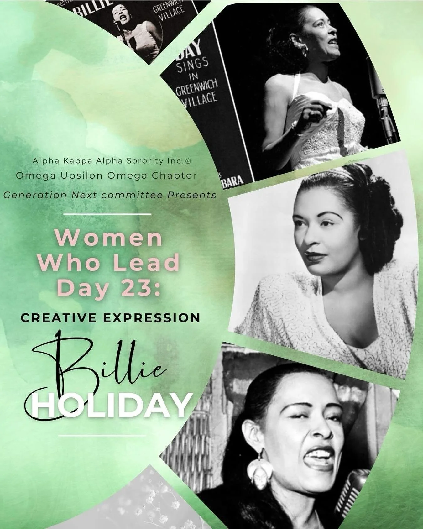 Creative expression: Billie Holiday wasn&rsquo;t just a jazz legend but a fearless voice for justice. With Strange Fruit, she exposed the brutal truth of racism, using her artistry to ignite change. Performing under the spotlight for integrated audie