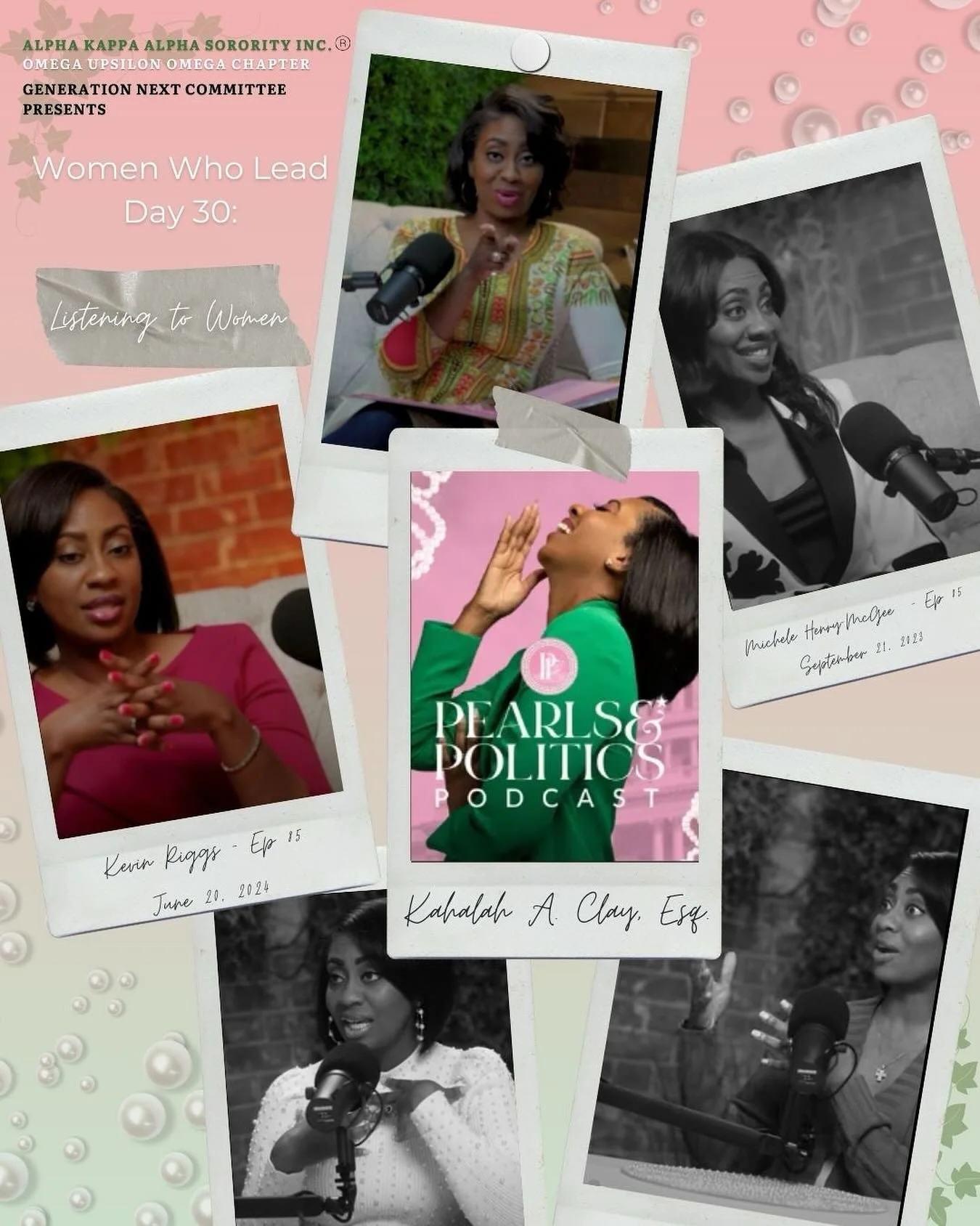 Listening to Women: Real conversations, real impact. ✨ Pearls &amp; Politics is where women&rsquo;s voices shape change, challenge the status quo, and inspire the next generation. When women lead the conversation, the world listens. Tune in, engage, 