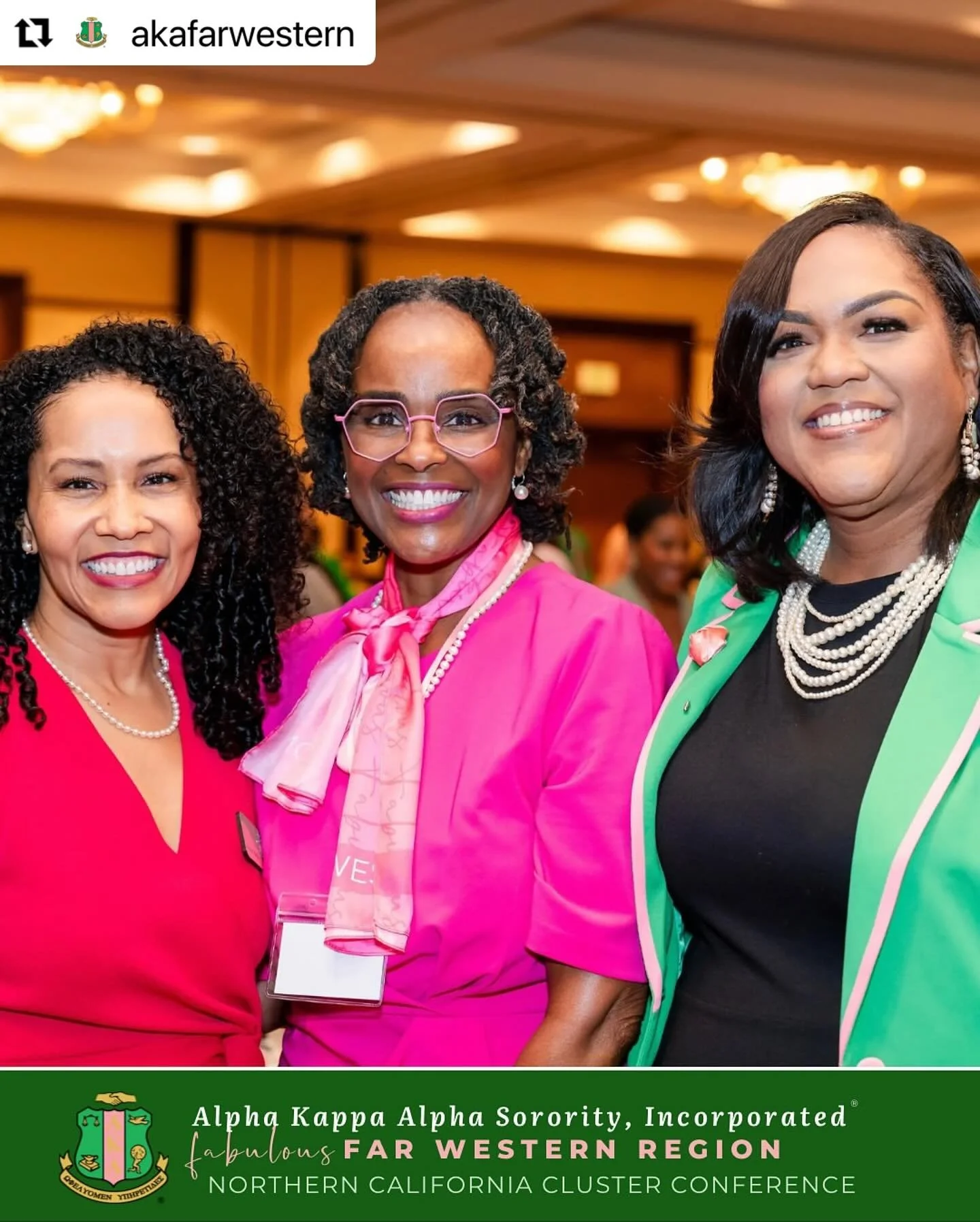 Thank you MRD @msnicholestarr for the opportunity to serve!💚💕💚💕
・・・
What an incredible weekend at the Northern California Cluster Conference! 🌉💚

Centered around the powerful theme of Inclusivity, the conference reminded us of the strength that