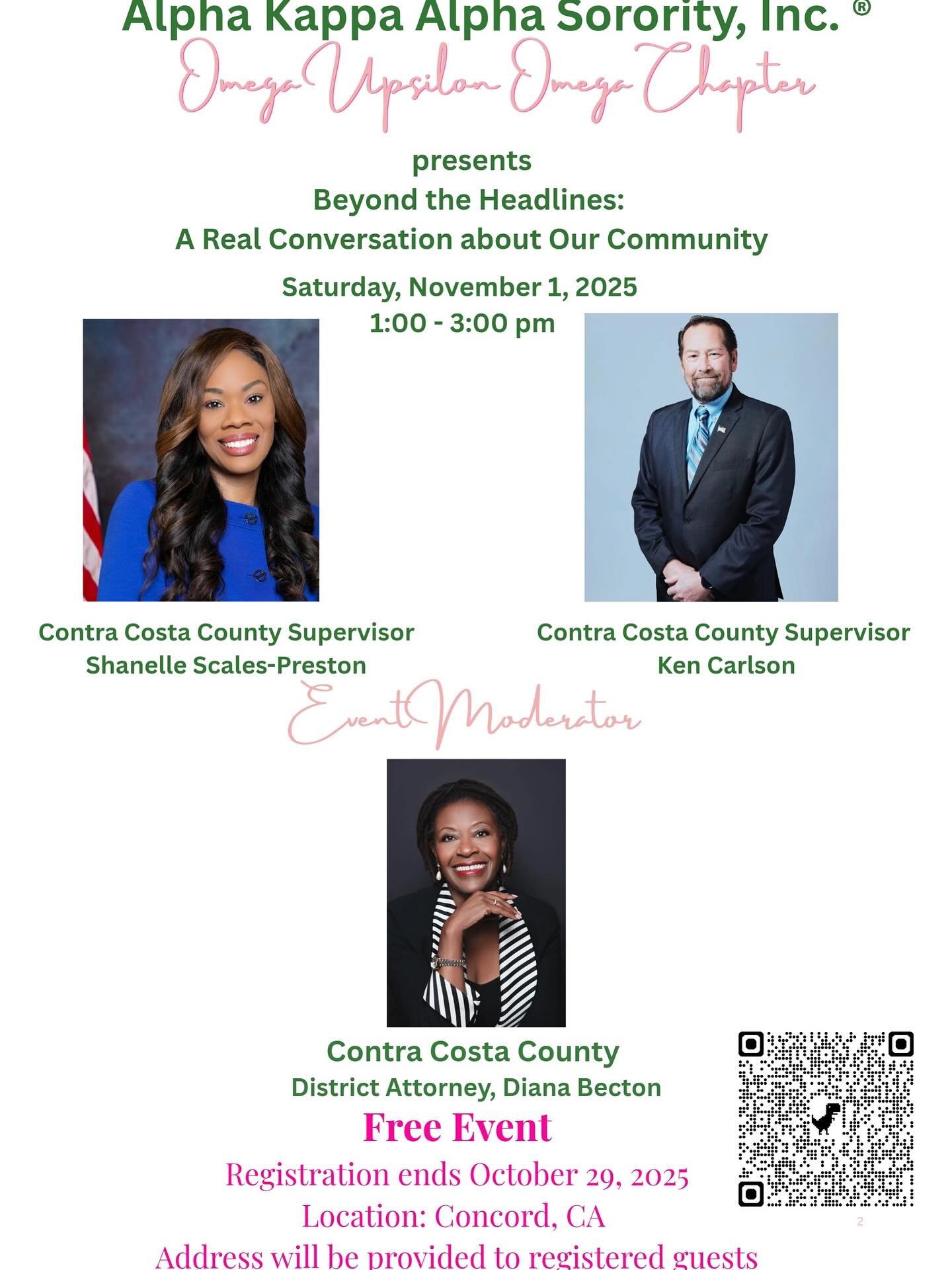 Join us for &ldquo;Beyond the Headlines: A Real Conversation About Our Community&rdquo; a moderated forum to engage Contra Costa County leaders with the community.  Get answers to questions that matter most to you, and participate in a candid discuss