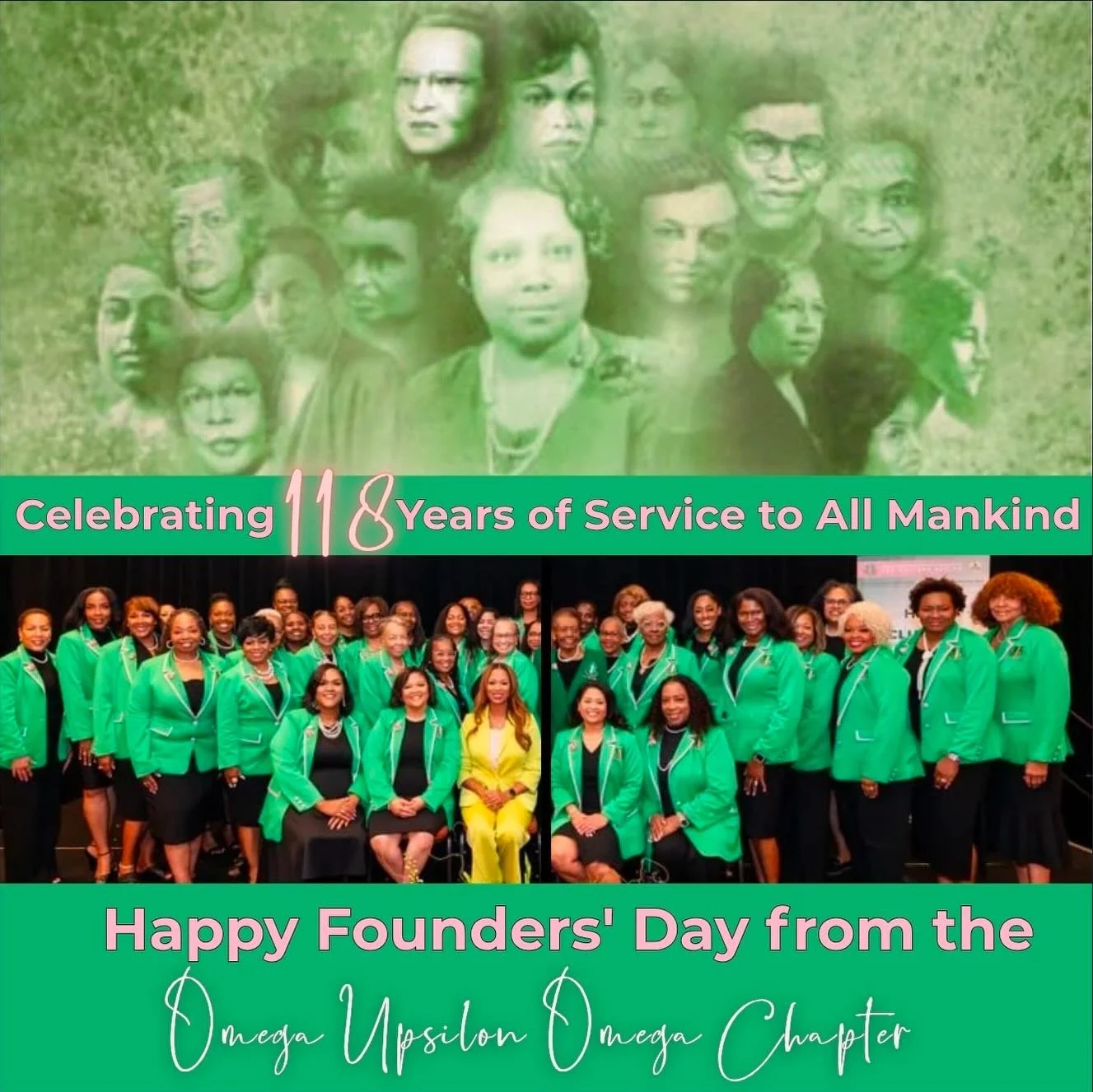 The Omega Upsilon Omega Chapter of Alpha Kappa Alpha Sorority Inc. celebrates 118 years of Service to All Mankind. We have served the City of Concord and surrounding areas since December 10th, 2017 and will continue to strengthen the bonds of sisterh