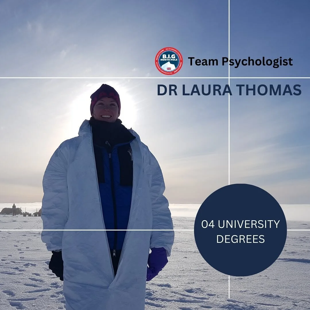 Let us introduce you to Laura Thomas, our team psychologist 👩&zwj;⚕️ 

Laura is a Chartered Counselling Psychologist with a passion for extreme environments and innovative tech (PsychD, MSC, PGDip, BA, CPsychol, HCPC Reg). 

Laura has over 13 years 