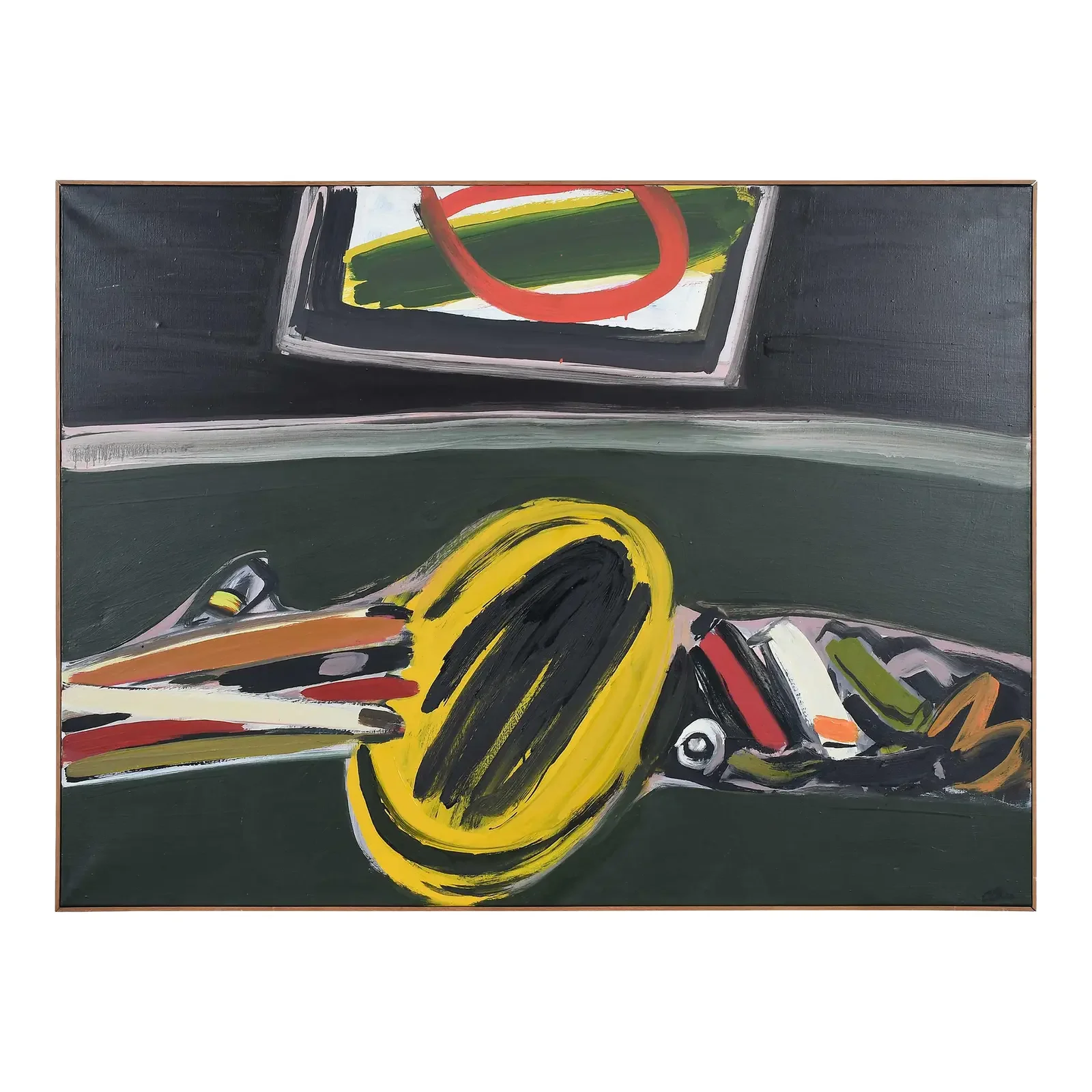 Pierre Celice (French, 1932-2019) Atelier Vi, 1970, Large-Scale Oil on Canvas