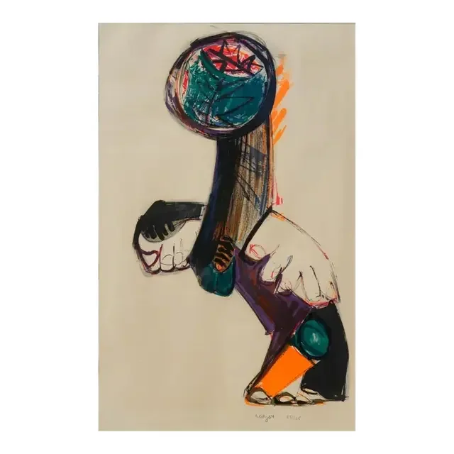 Bernard Lorjou (French, 1908-1986) Signed and Numbered Colored Lithograph