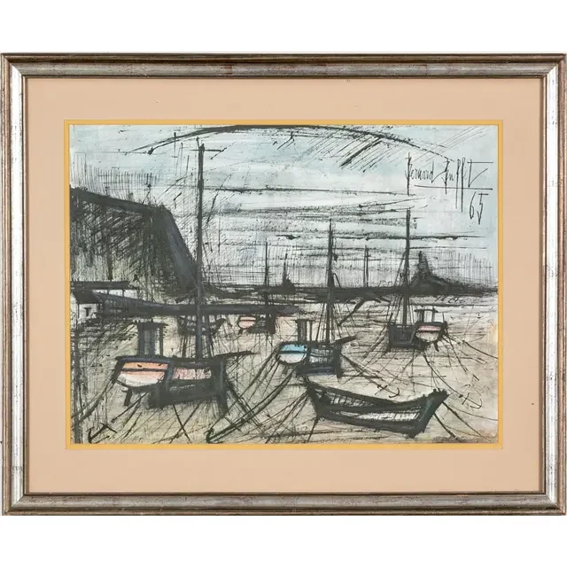 Bernard Buffet (French 1928-1999) Colored Lithograph