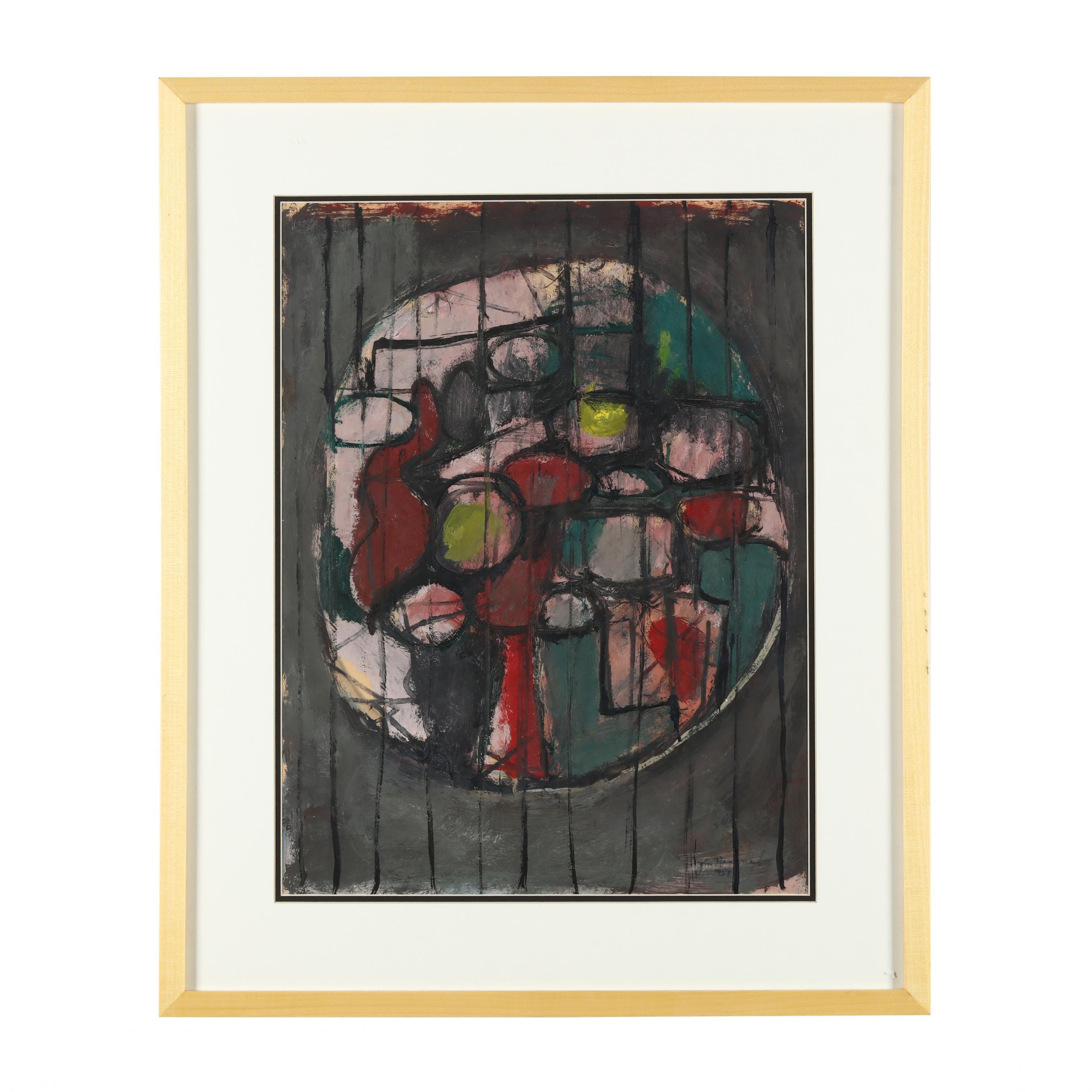 Jack Hammack (American, 1925-1990) Abstract Work on Paper