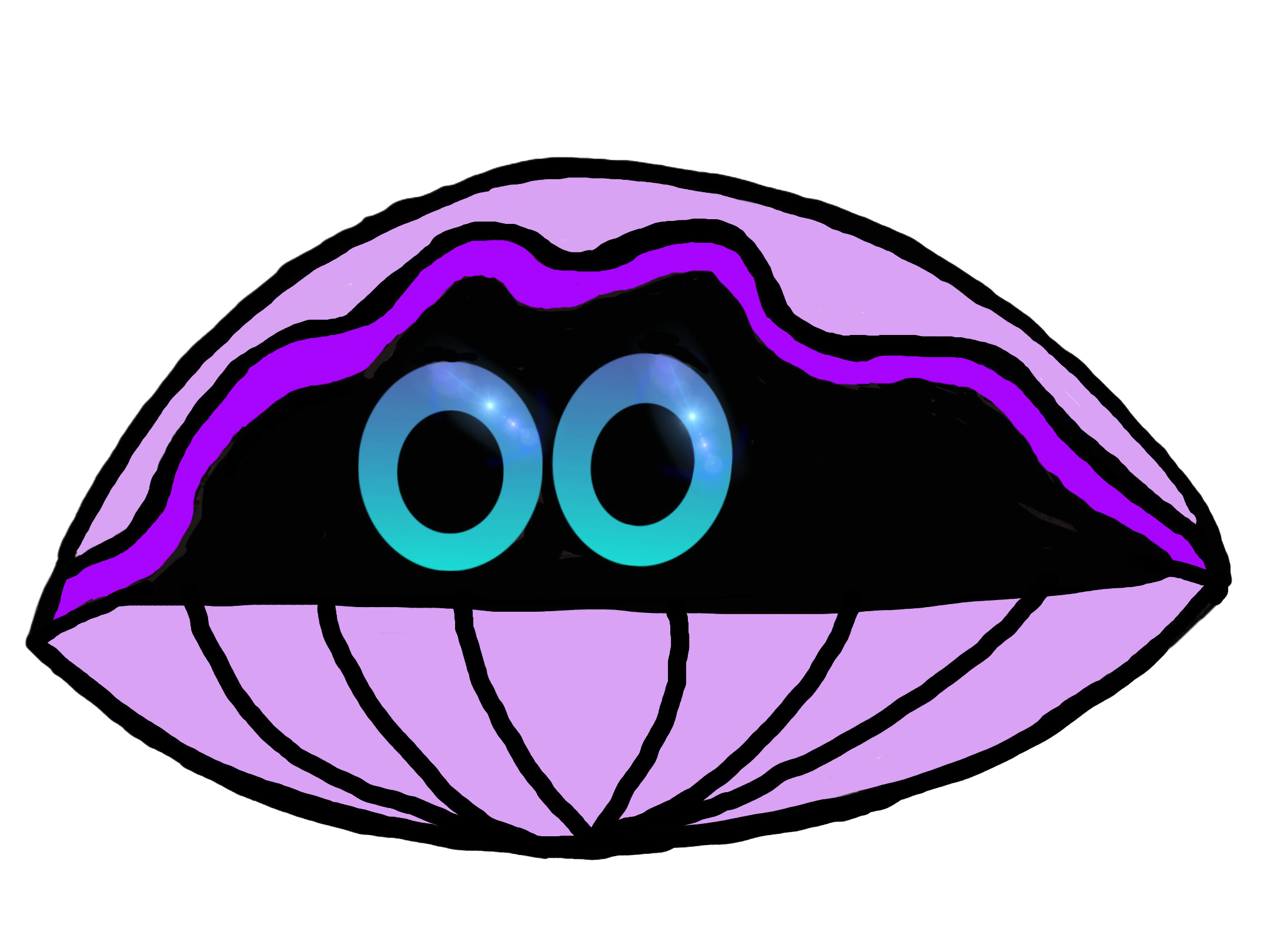 Cartoon clam