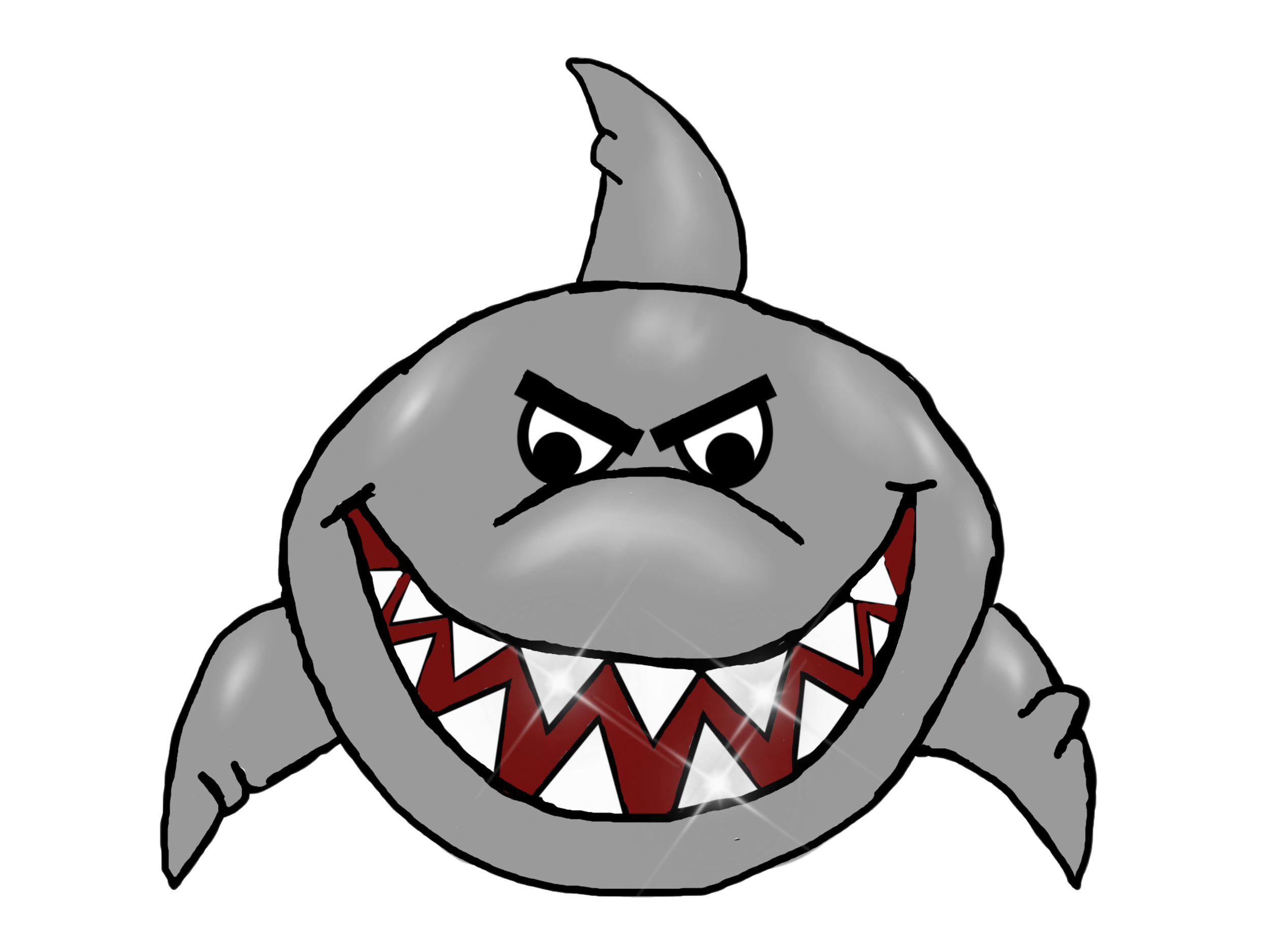 Cartoon shark