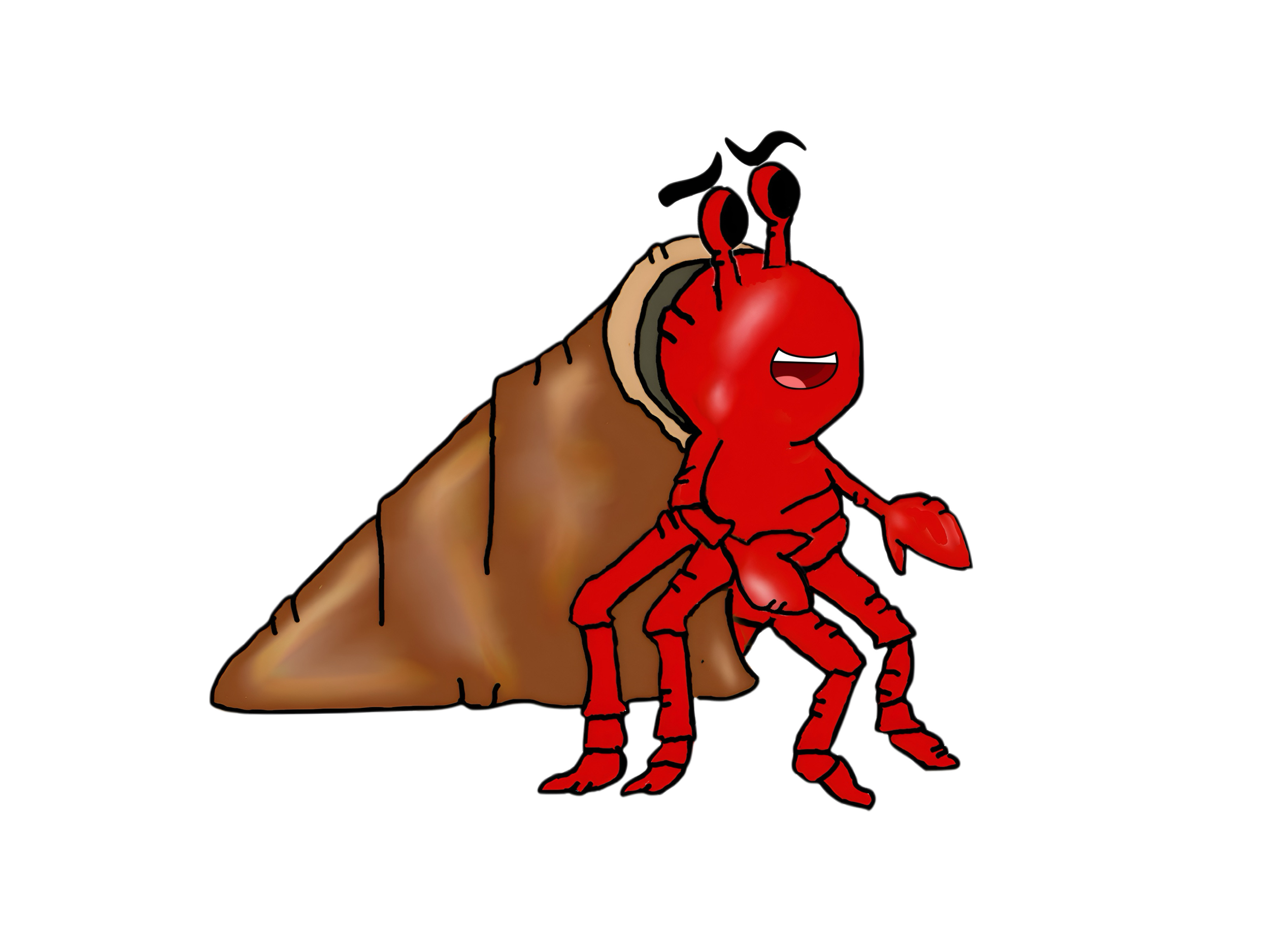 Bob the Hermit crab - staring in Crabs are Clawsome