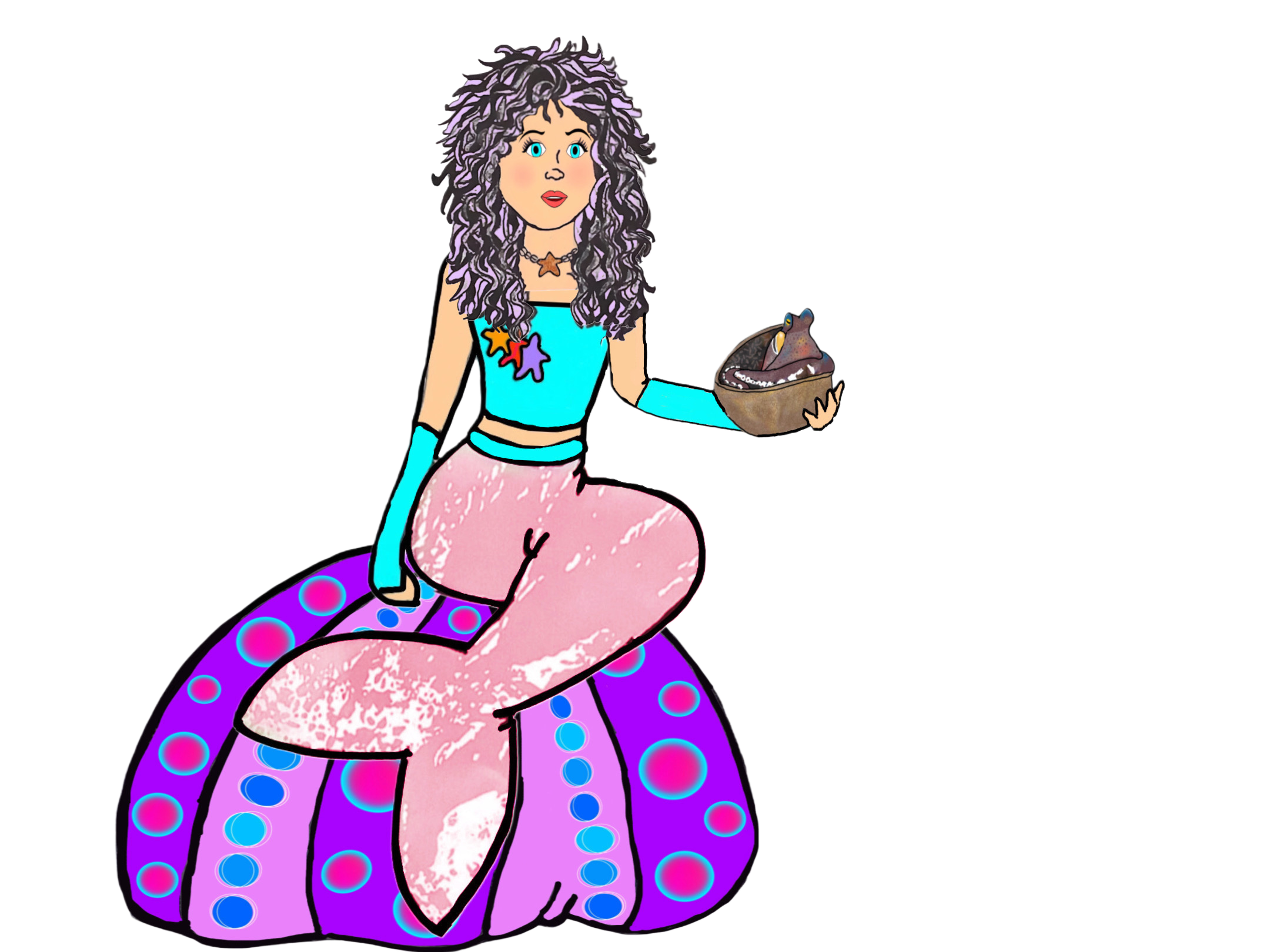 Aqua the mermaid