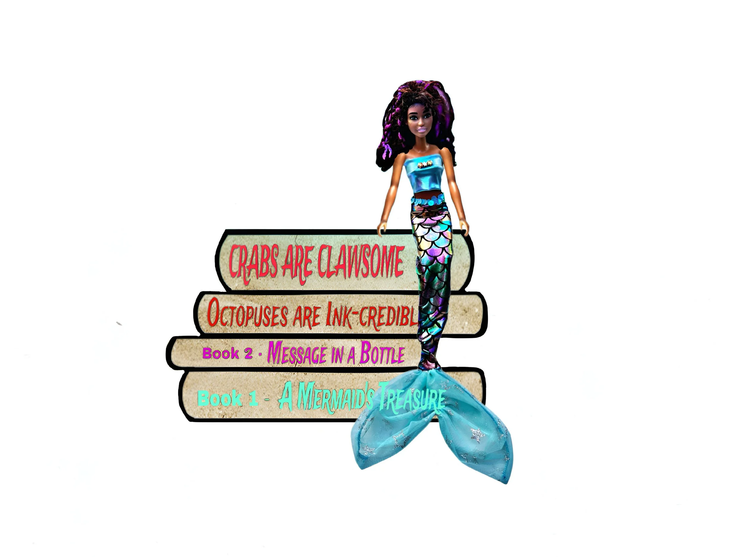 Book + Mermaid Tail