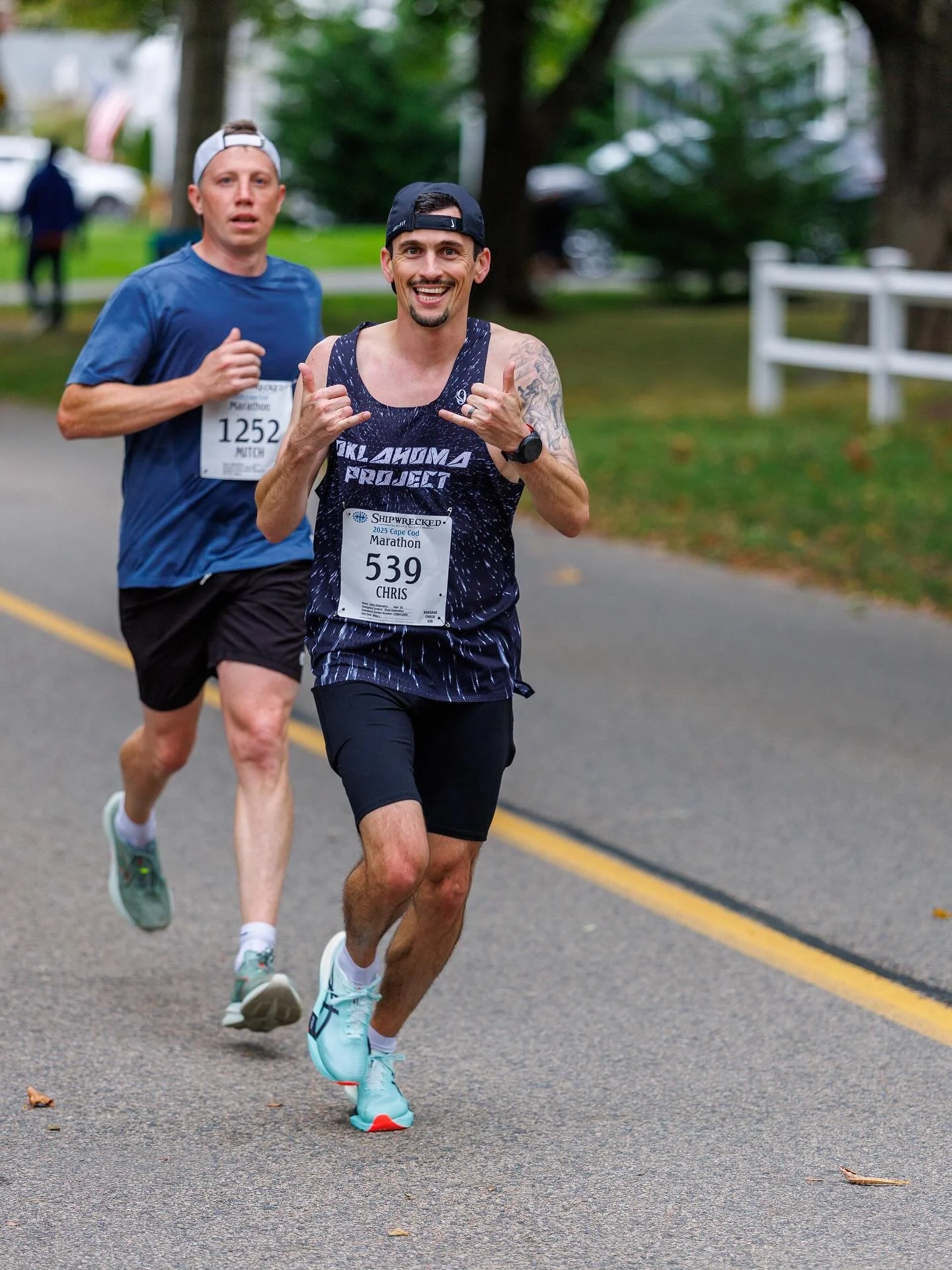 Cape Cod Marathon 2025 
3:07:01⚡️
Chris Doborwicz conquered a new PR after a northeaster came through overnight and the last weeks of the block not being ideal. 
It has been a good journey coaching Chris and I look forward to the next marathon down t