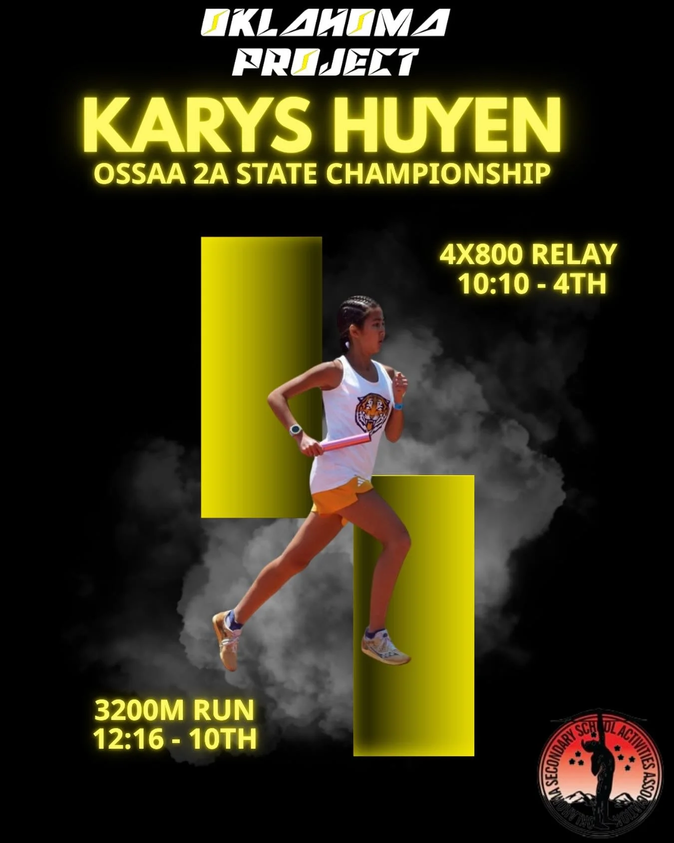 Karys finished out her freshman year today! 
⚡️
Way to push and compete in both events. Be proud of being able to compete at the state track meet! 
⚡️
I look forward to summer XC training and what the next 3 years have for you!