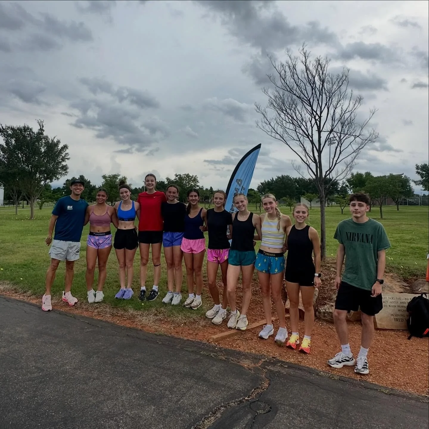 Kick off run for year 6 for OK Project summer runs! 
⚡️ 
Runners literally from over the state! Thankful for the parents in trusting me with their kids. Athletes who want to get better for fall XC season! 
⚡️
Missing runners this morning, but know th
