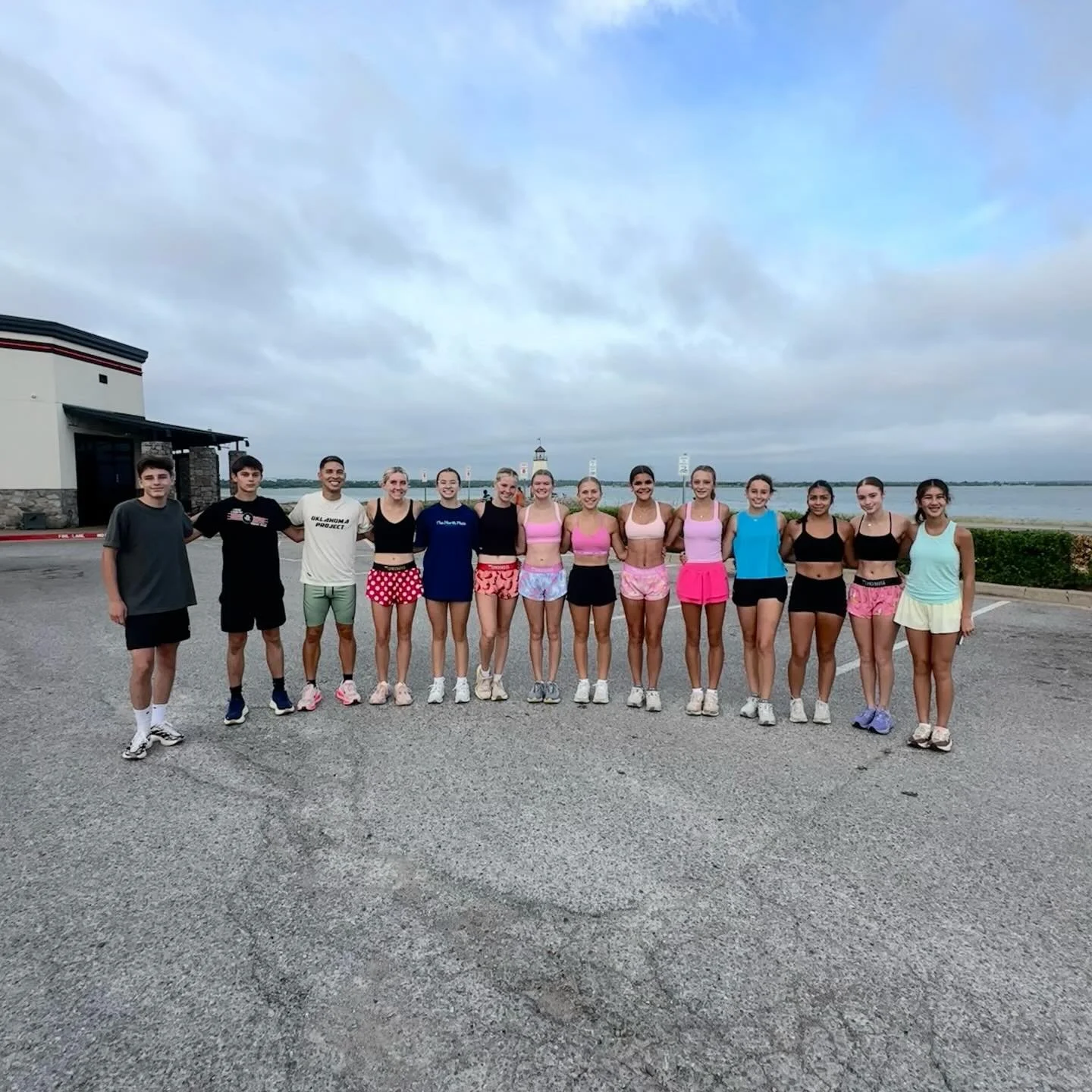 First OKPJT summer long run! 
⚡️
Schools represented today: 
Laverne 
Perkins-Tryon
Norman North 
Choctaw 
Yukon 
Washington 
Edmond Santa Fe 
Edmond Memorial