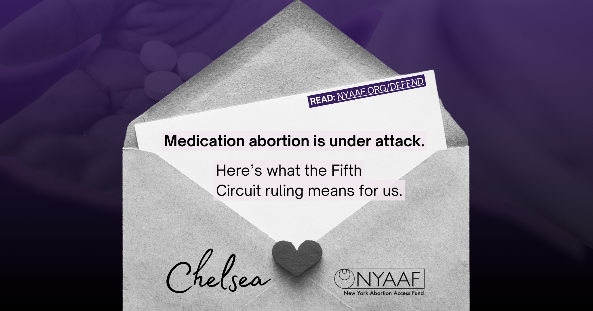 NYAAF Executive Director: “No matter what the courts say — Abortion is still ours.”