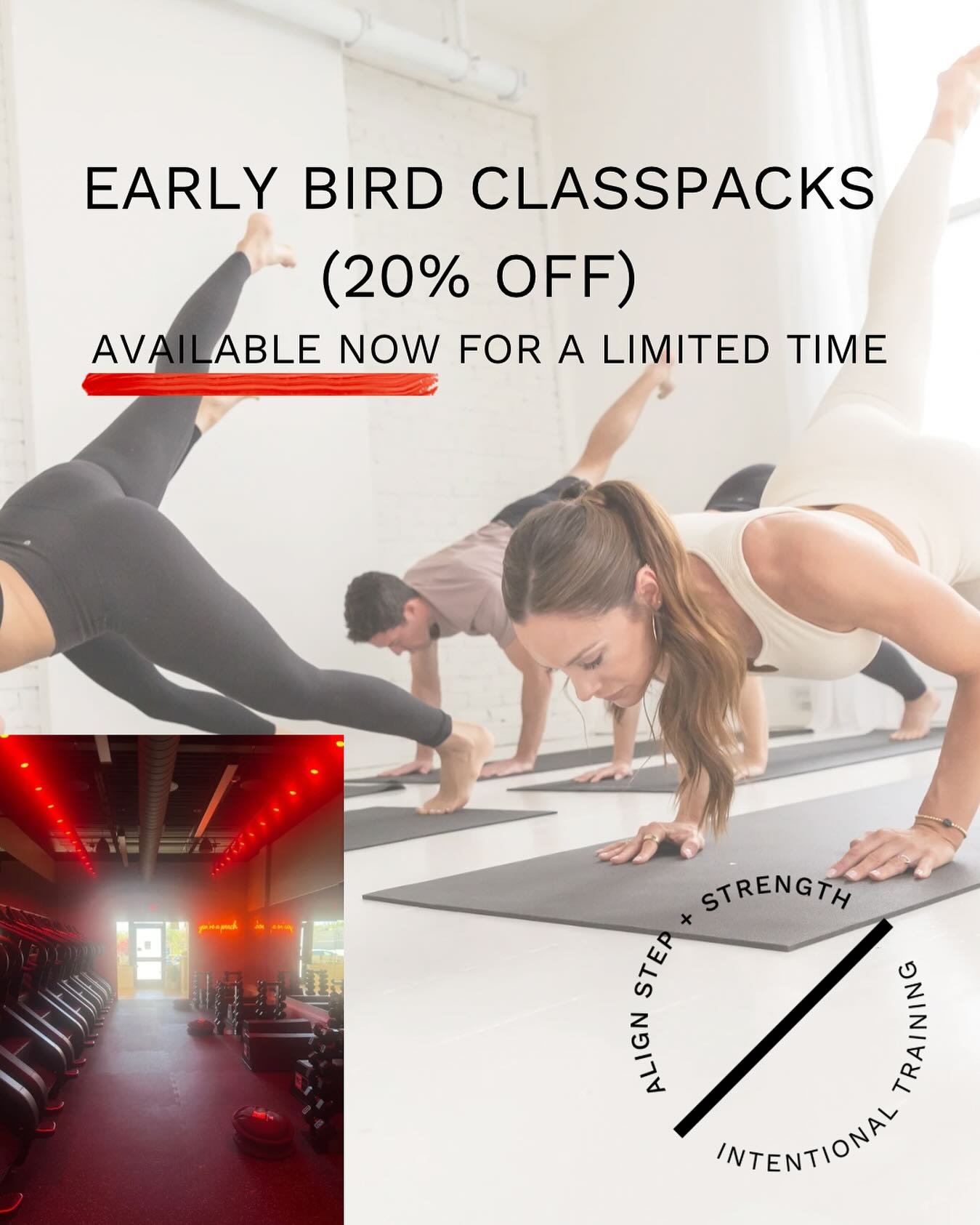 Don&rsquo;t miss the chance to get early bird pricing at the only Stairmaster + Strength Training class studio in all of New England. 

We are thrilled to share that ALIGN is SO CLOSE to opening. We plan to open our doors by the end of THIS month, gi