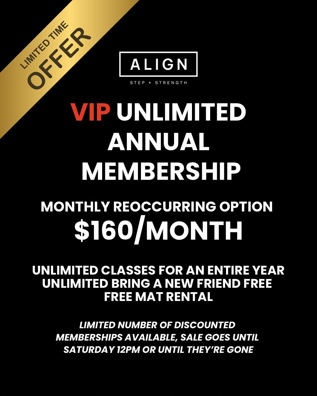 One last early Black Friday offer ✨Y&rsquo;all have been asking for this&hellip; ready to commit for a year with the ‼️BEST OFFER available all year long? We&rsquo;ve now got a monthly option 🔥

There are a limited number of discounted memberships a