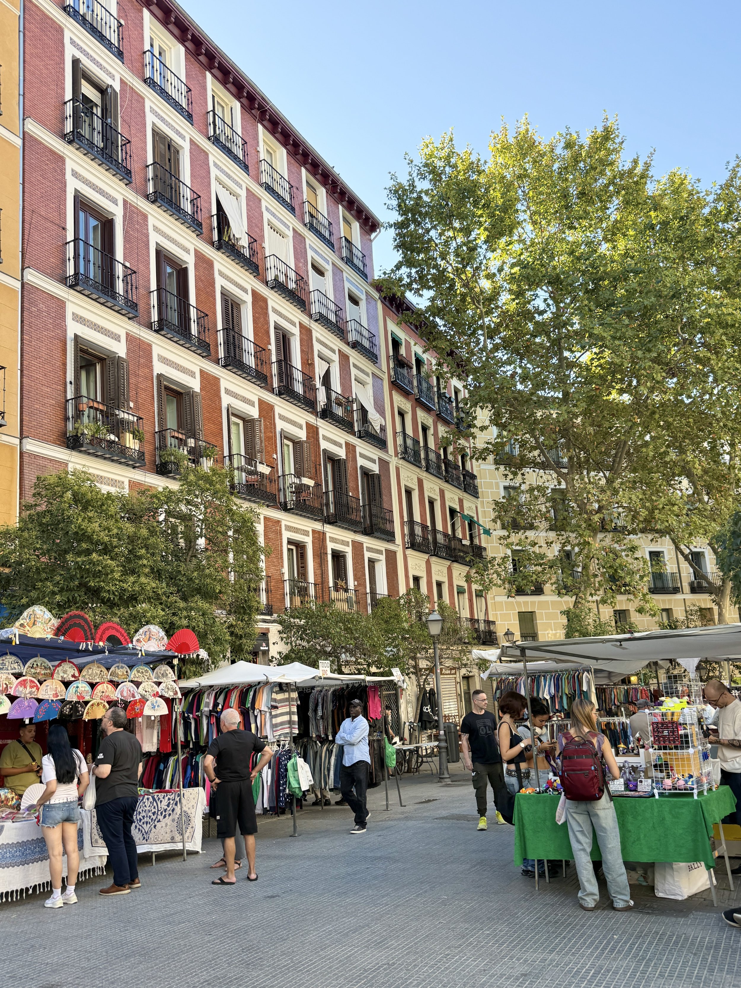 El Rasto Market in Madrid, Spain