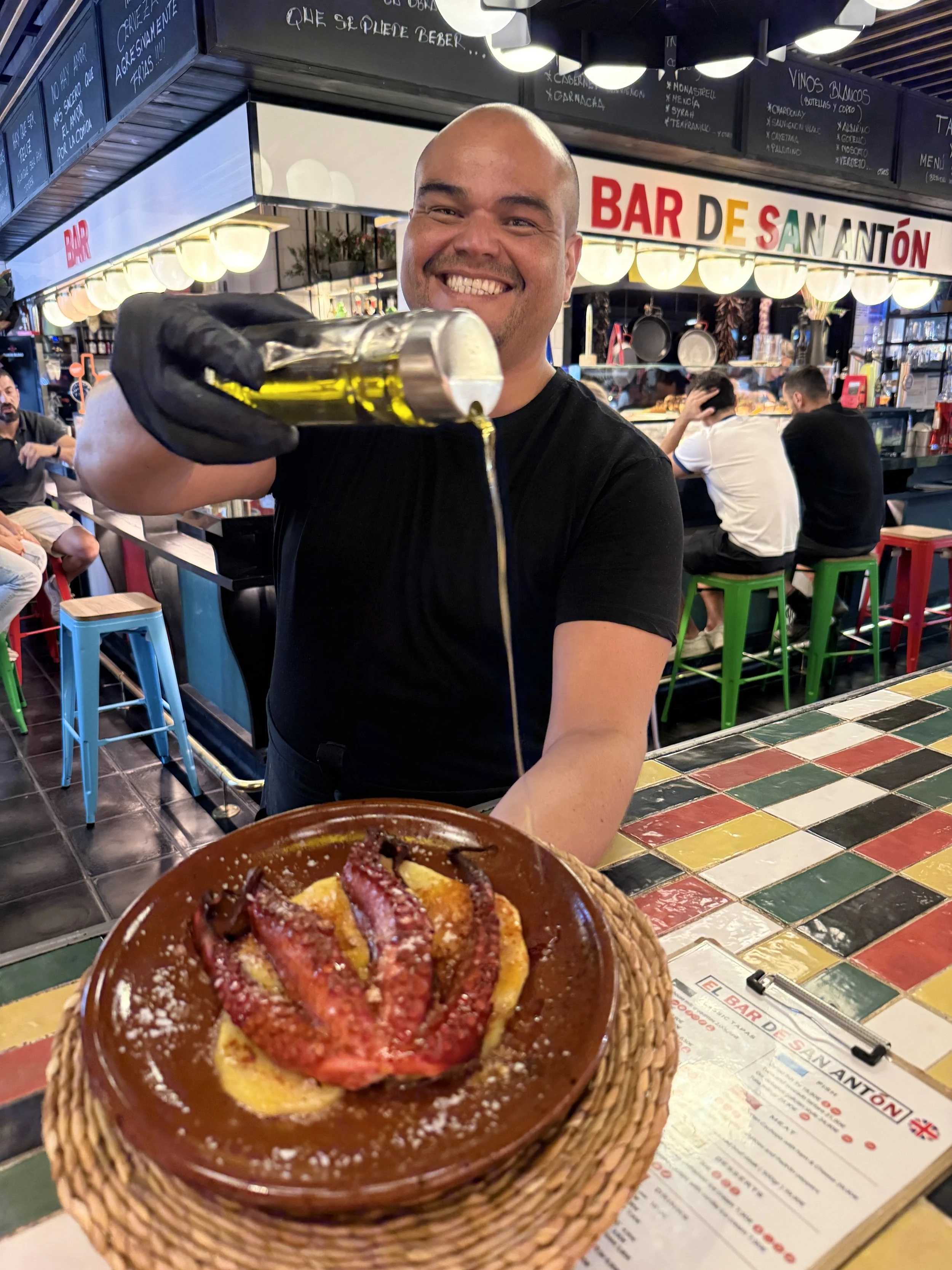 Grilled Octopus in Madrid