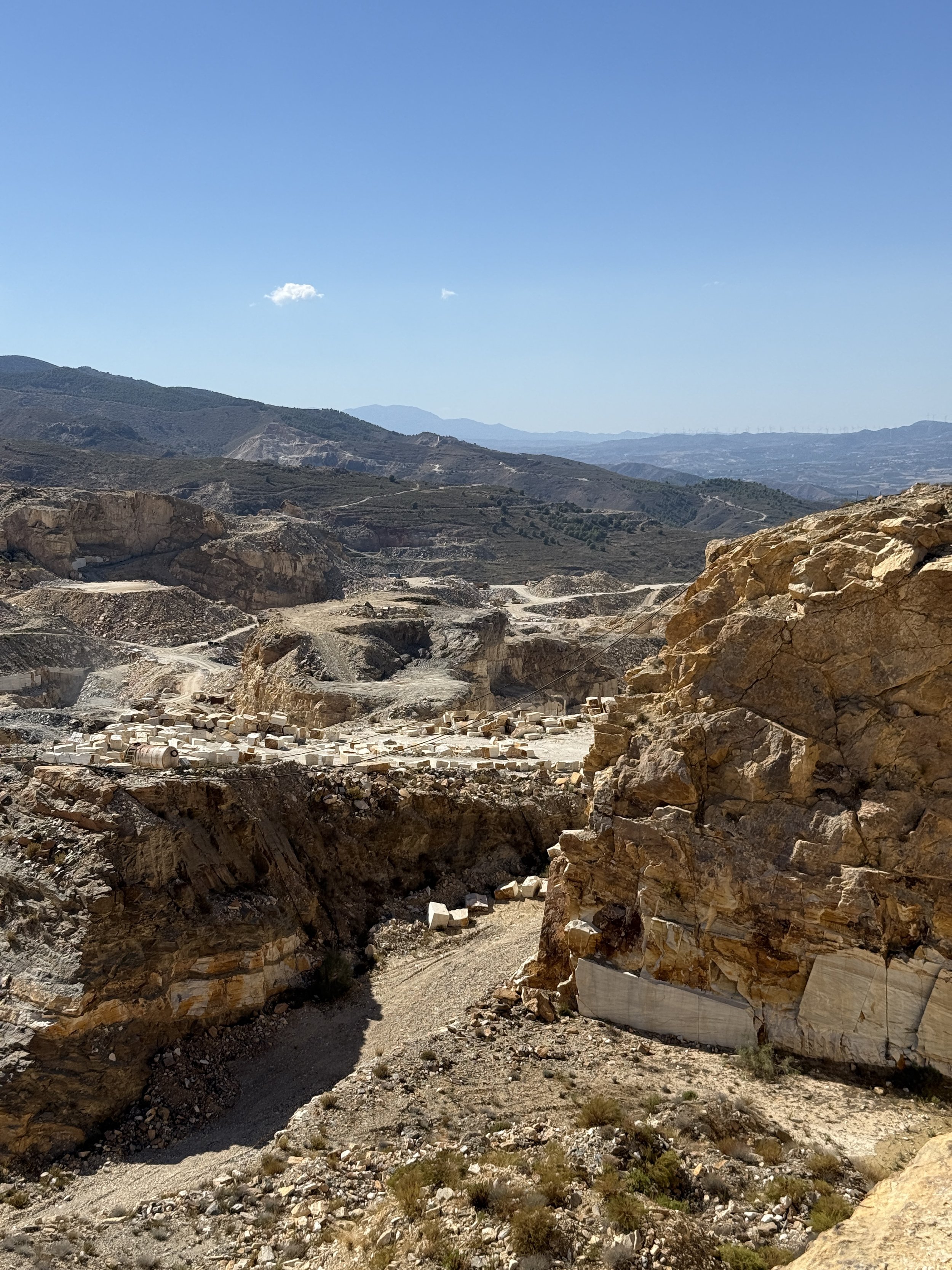 Marble quarry in Spain
