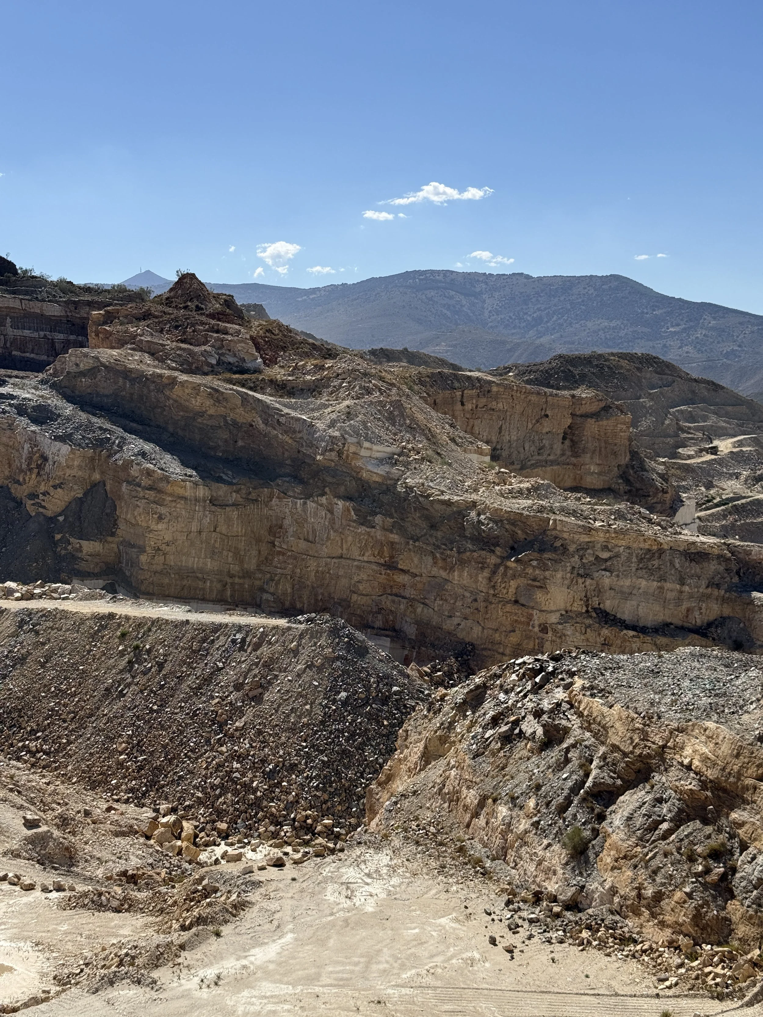 Marble quarry in spain